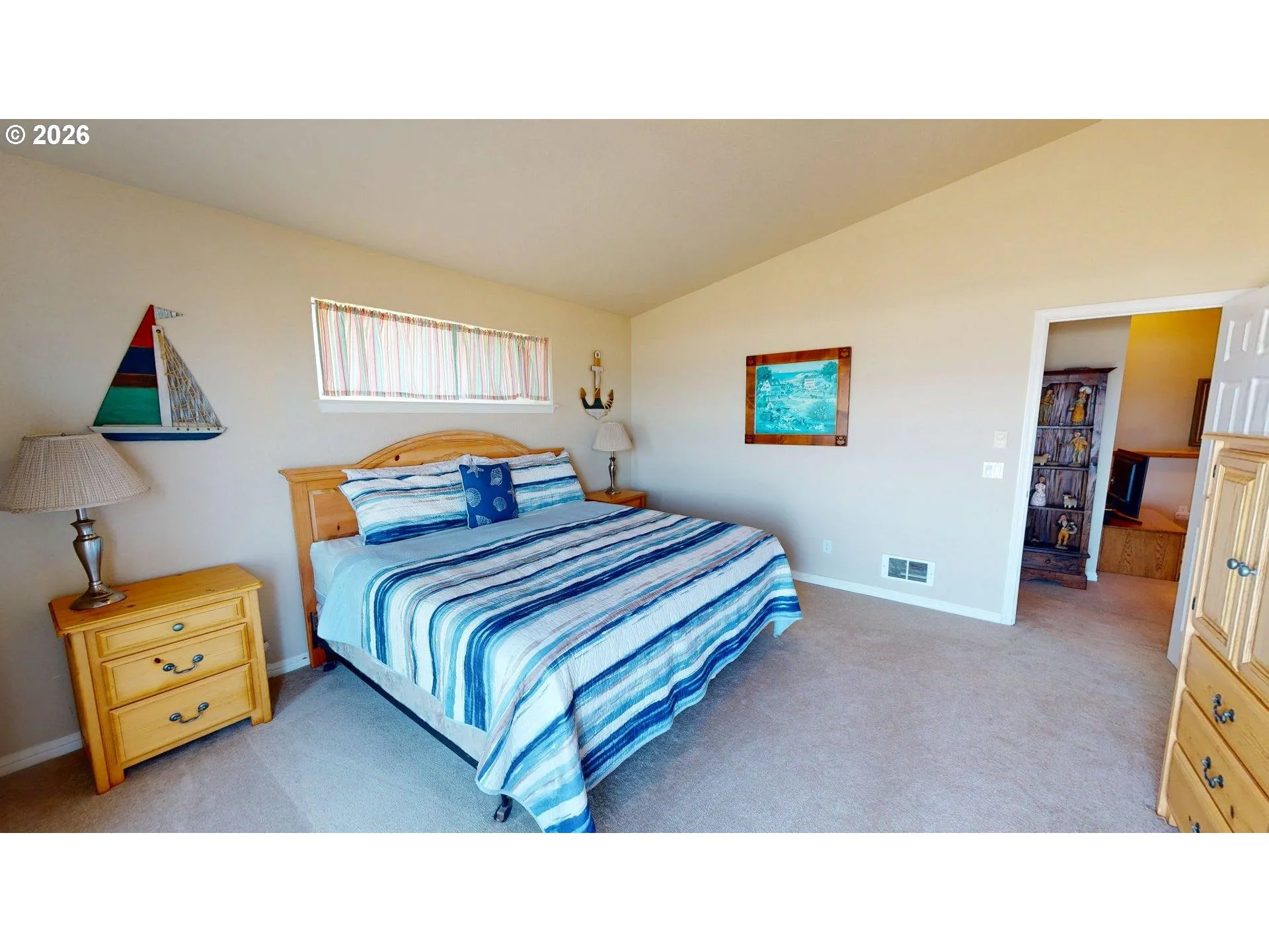 Owner's Suite Bedroom-Vaulted Ceilings