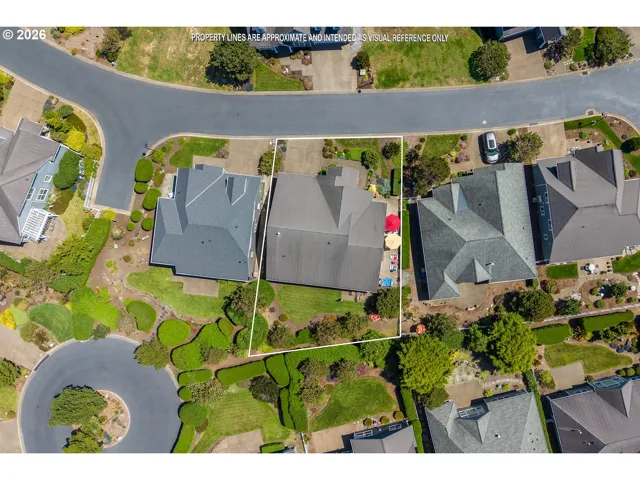 Approximate Property Lines-Aerial