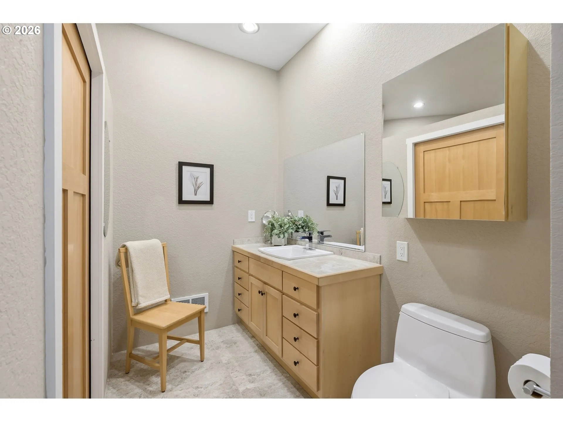 Primary Bedroom-Attached Bathroom