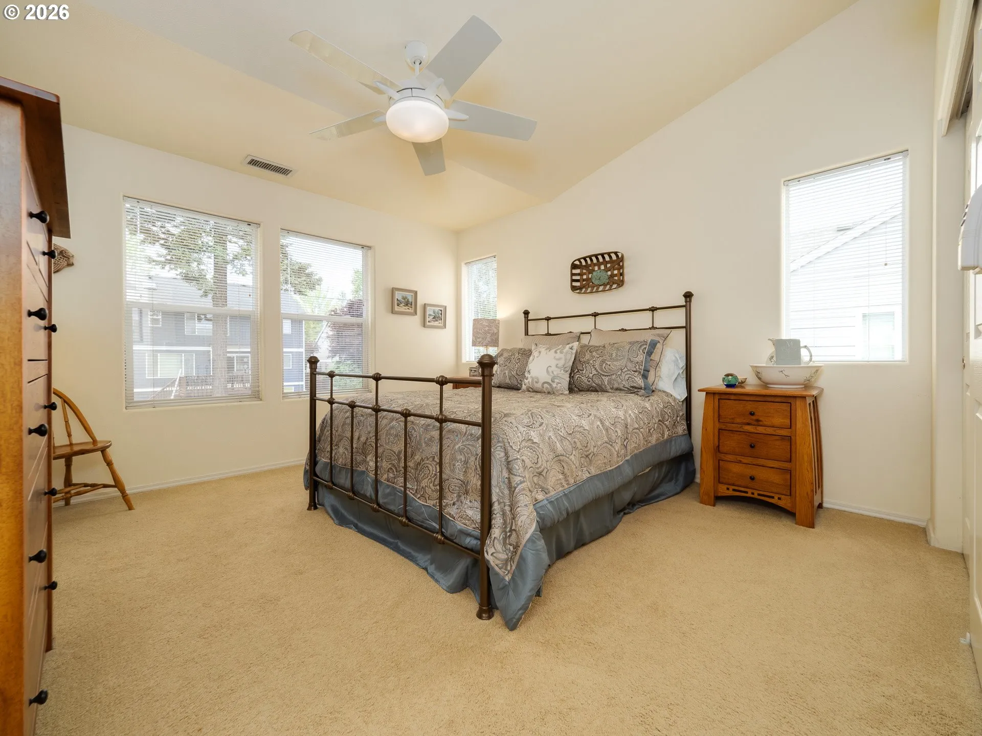 Primary Bedroom-Vaulted Ceilings