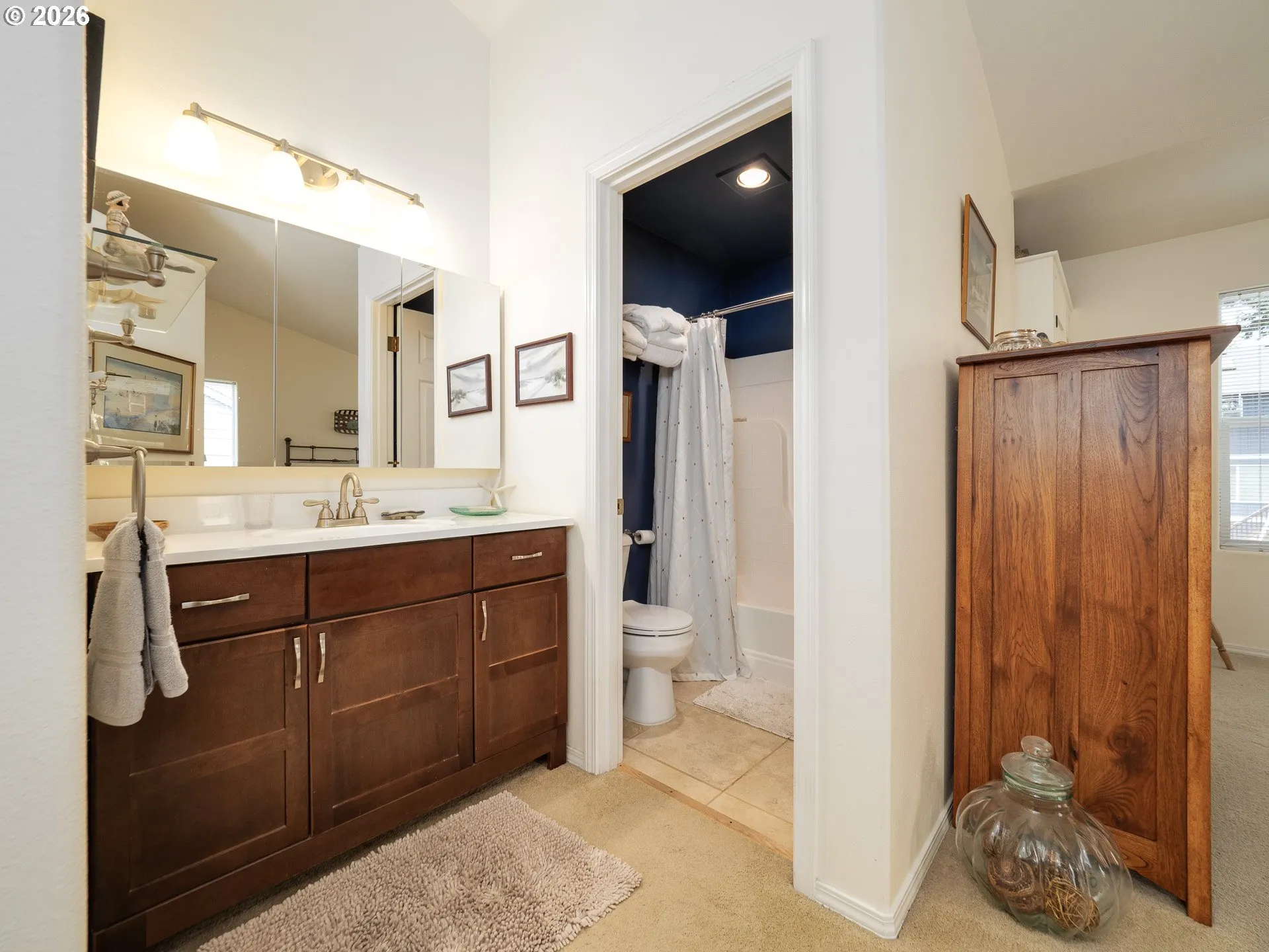 Primary Bedroom-Attached Bathroom