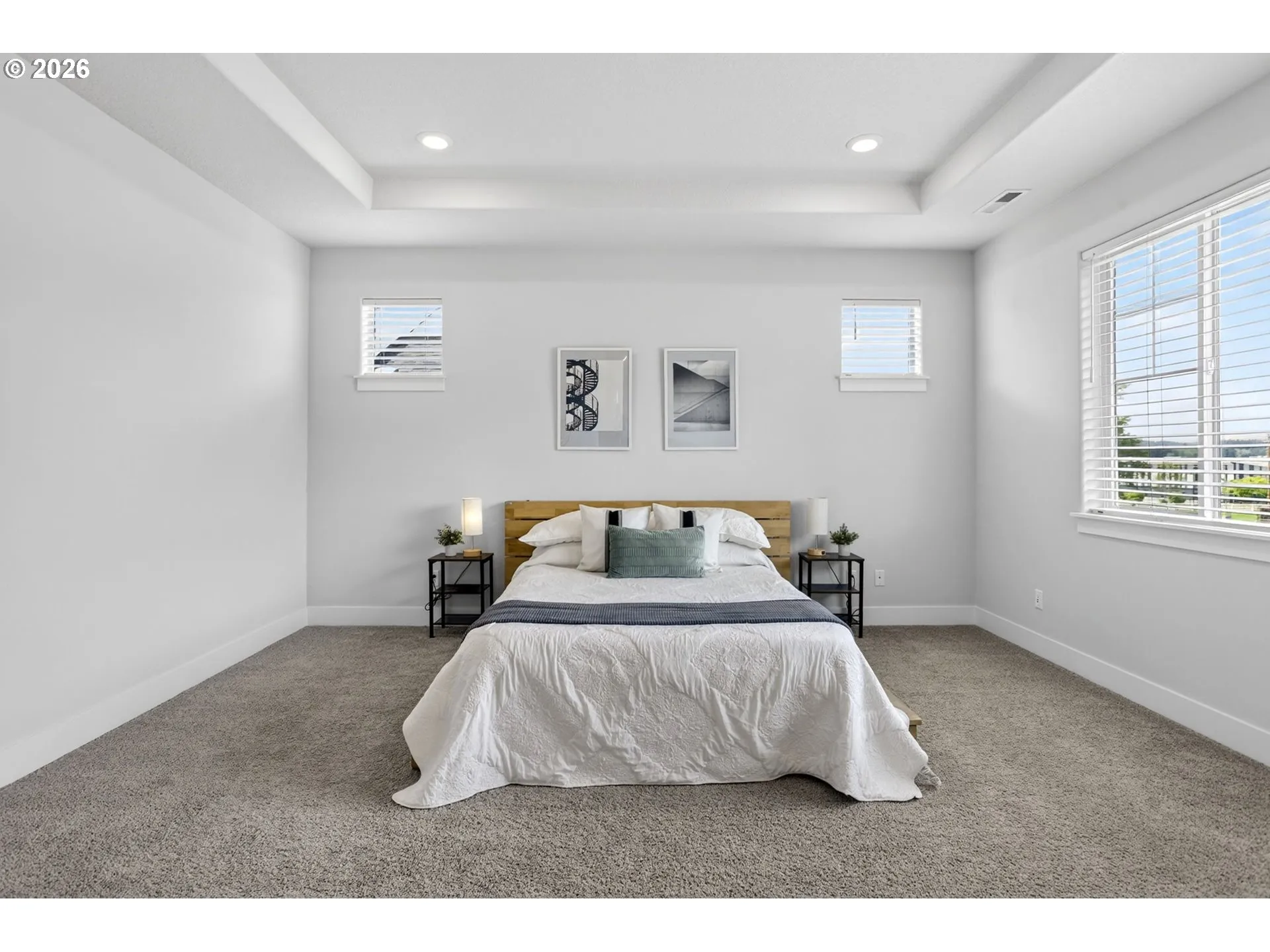 Bedroom, Primary-Coffered Ceilings