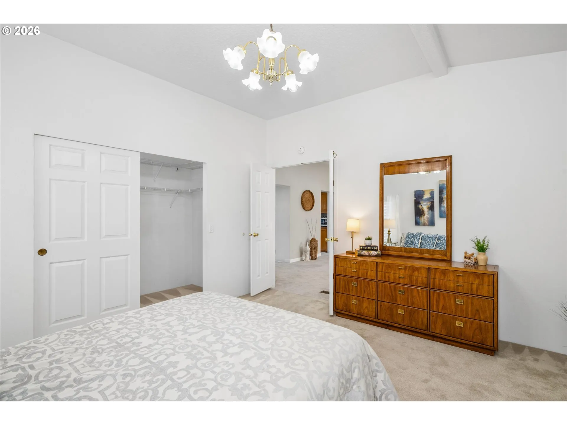 Owner's Suite Bedroom-Vaulted Ceilings