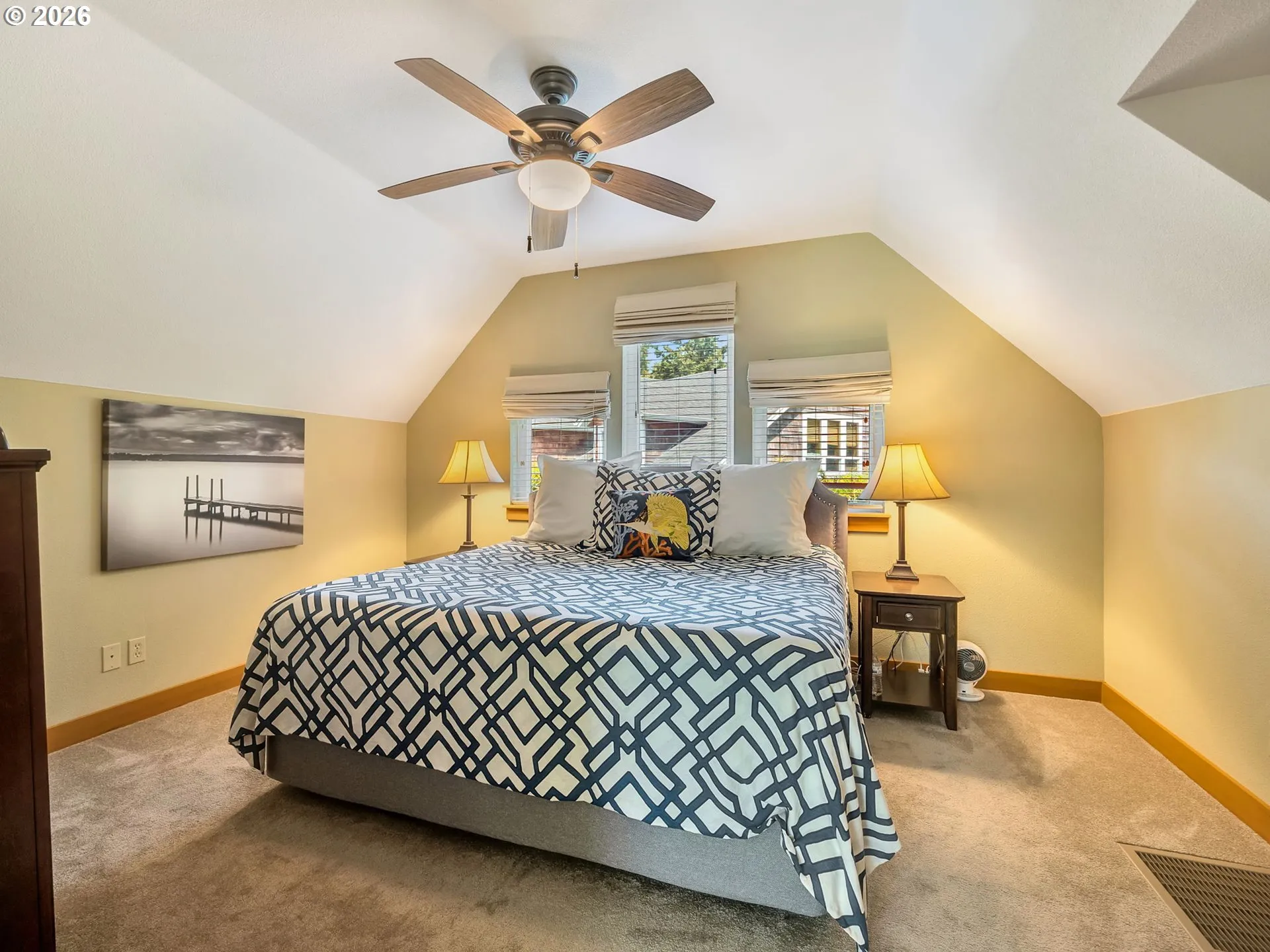 Bedroom, Primary-Ceiling Fan
