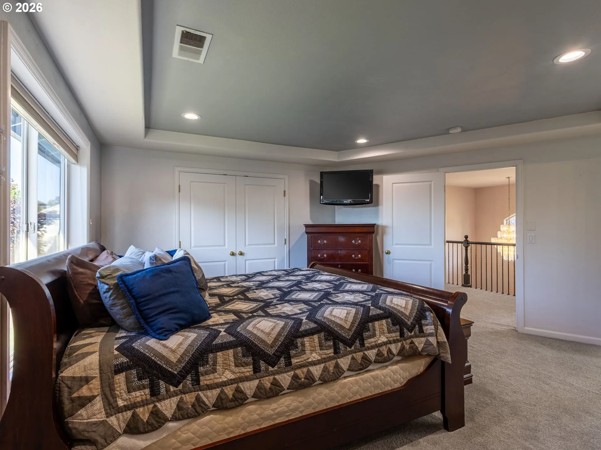 Primary Bedroom-Coffered Ceilings