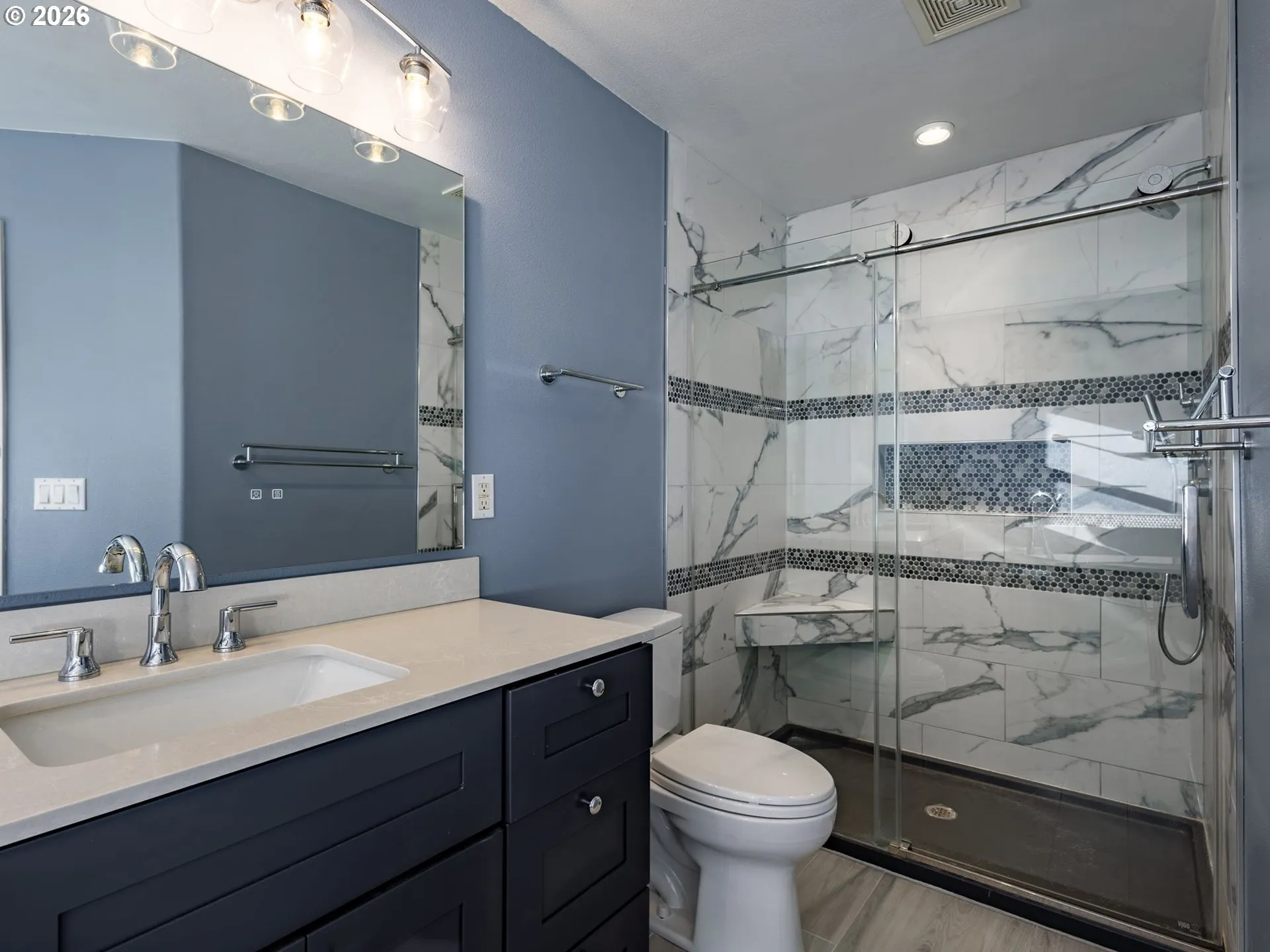 Bathroom, Attached-Walk in Shower