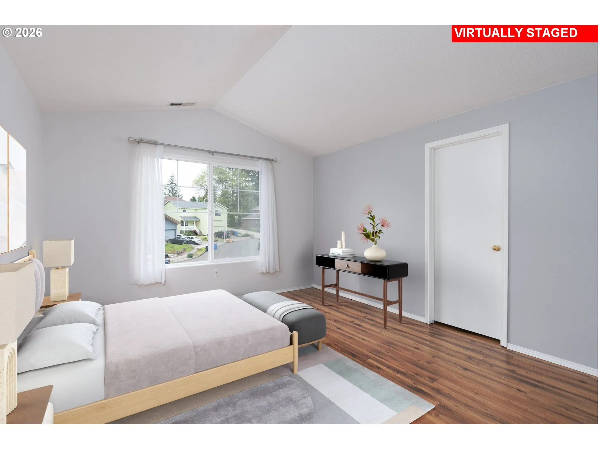 Owner's Suite Bedroom-Vaulted Ceilings