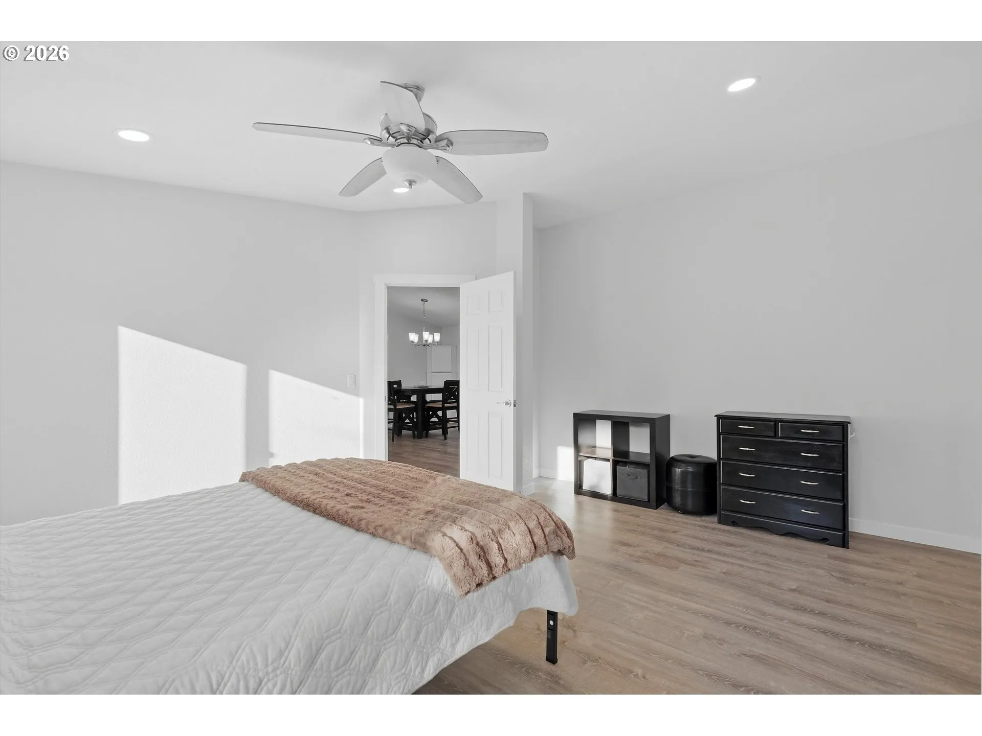 Owner's Suite Bedroom-Vaulted Ceilings