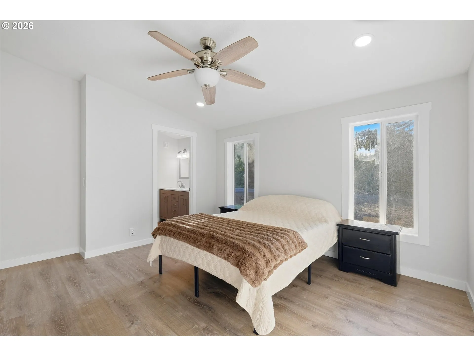 Owner's Suite Bedroom-Vaulted Ceilings