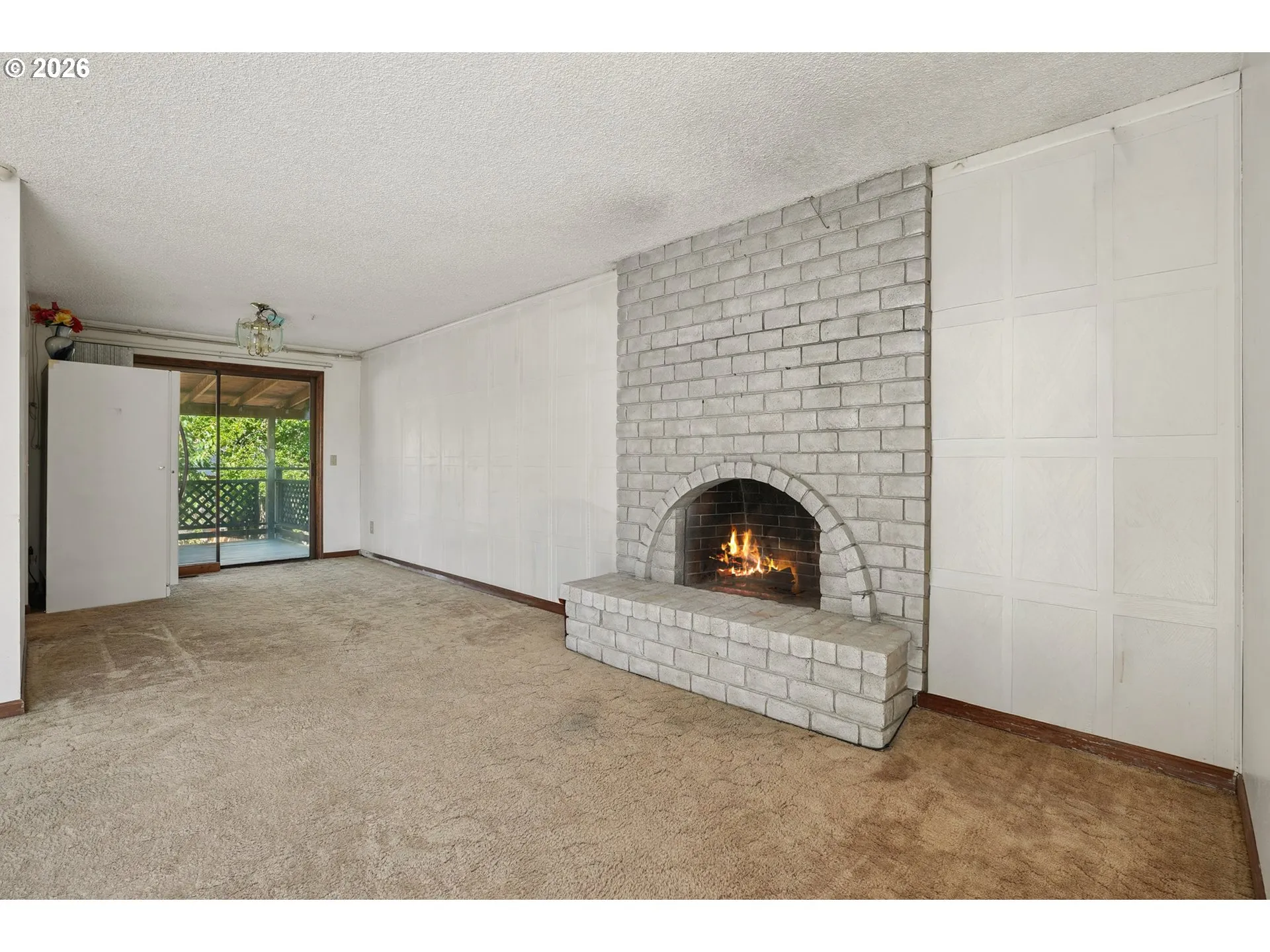 Living Room-Fireplace