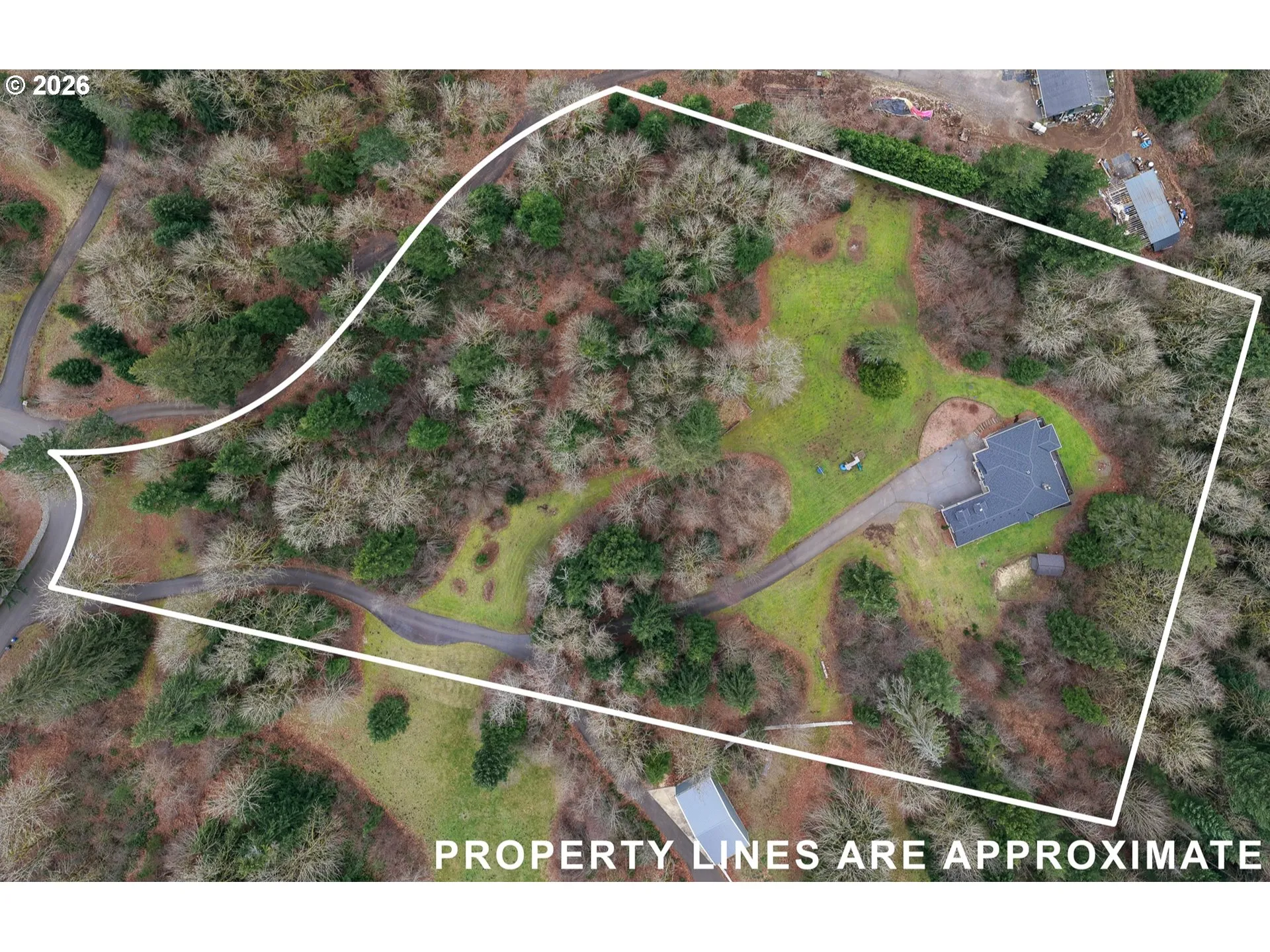 Approximate Property Lines-Aerial