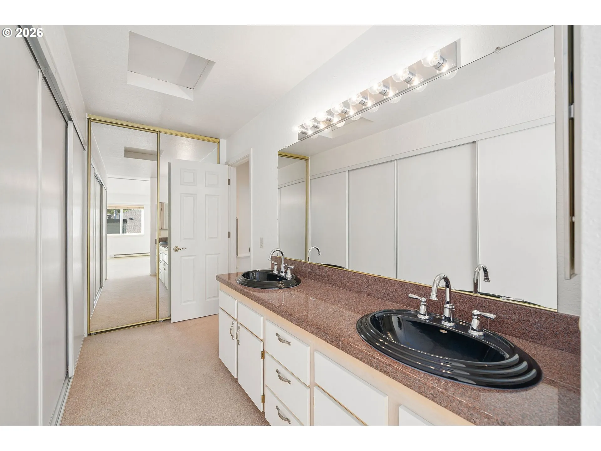 Bathroom, Attached-Double Sinks