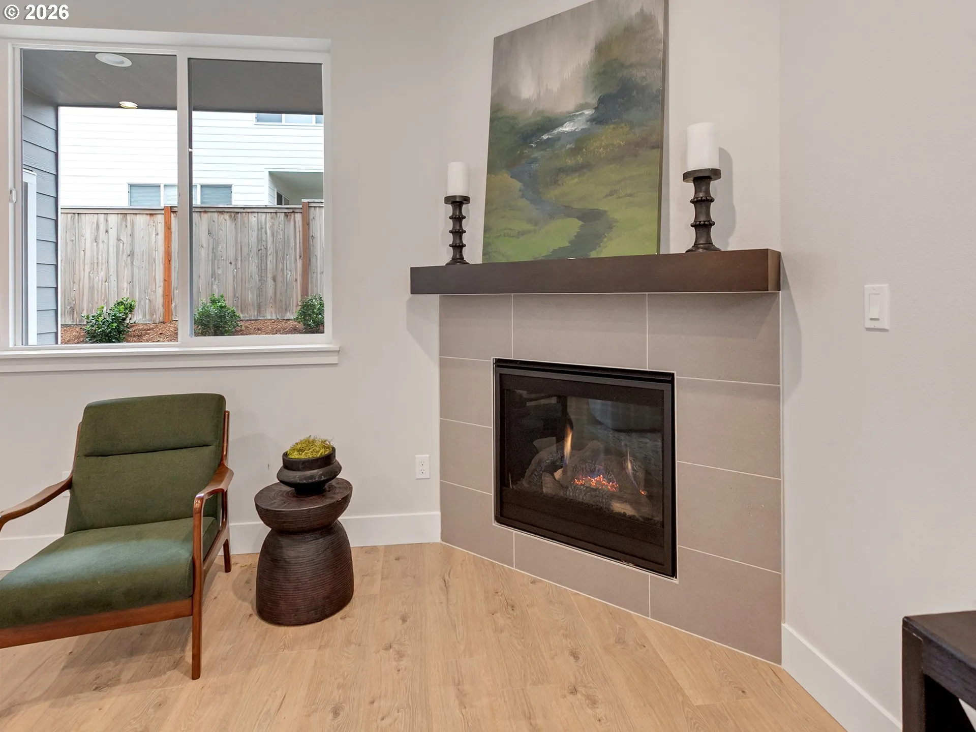 Living Room-Fireplace