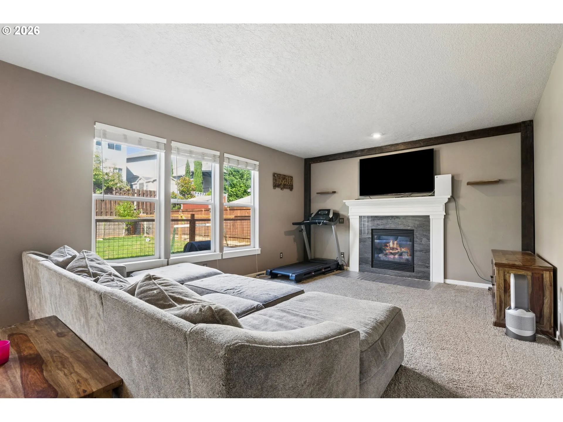 Living Room-Fireplace