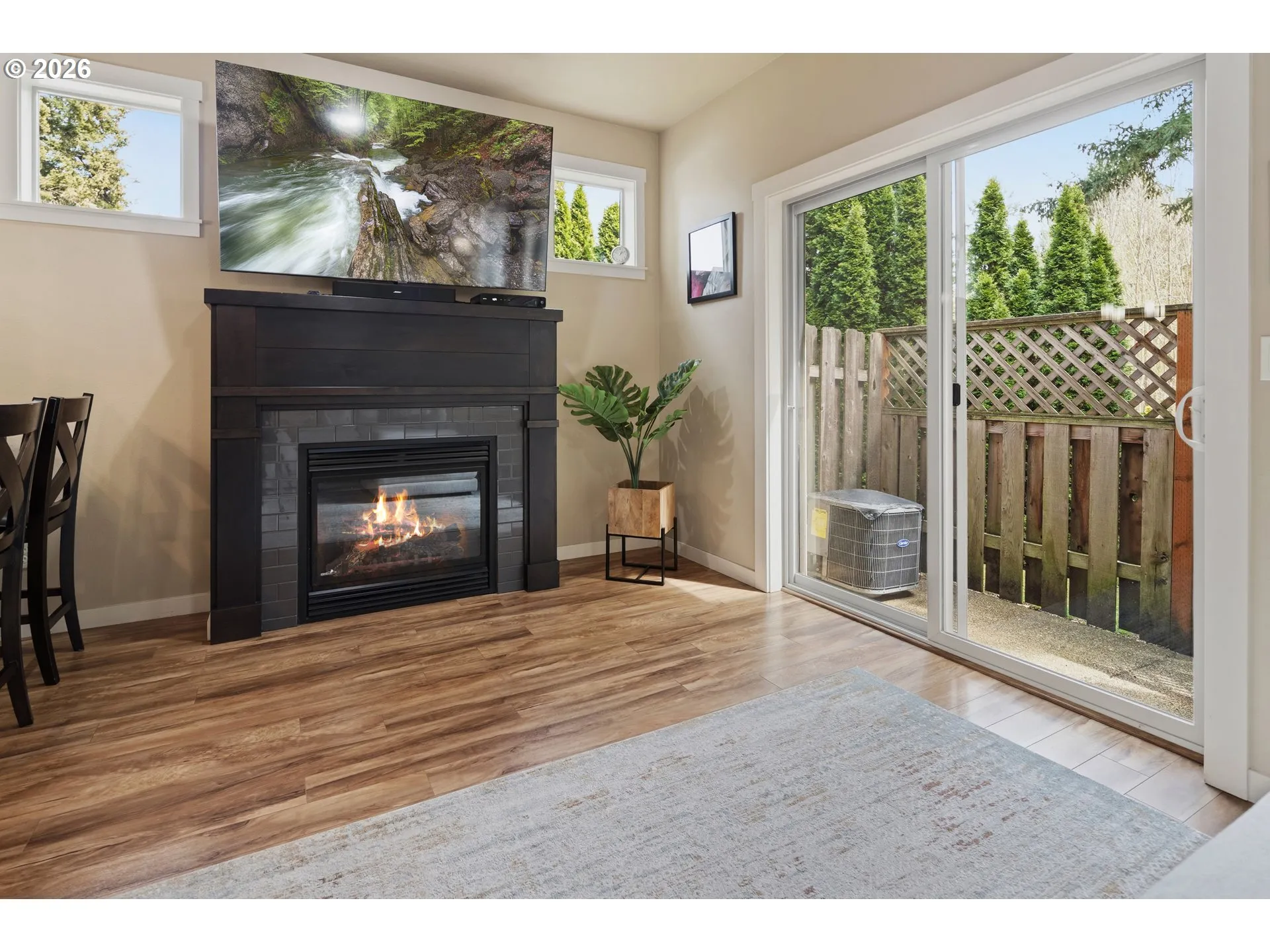 Living Room-Fireplace