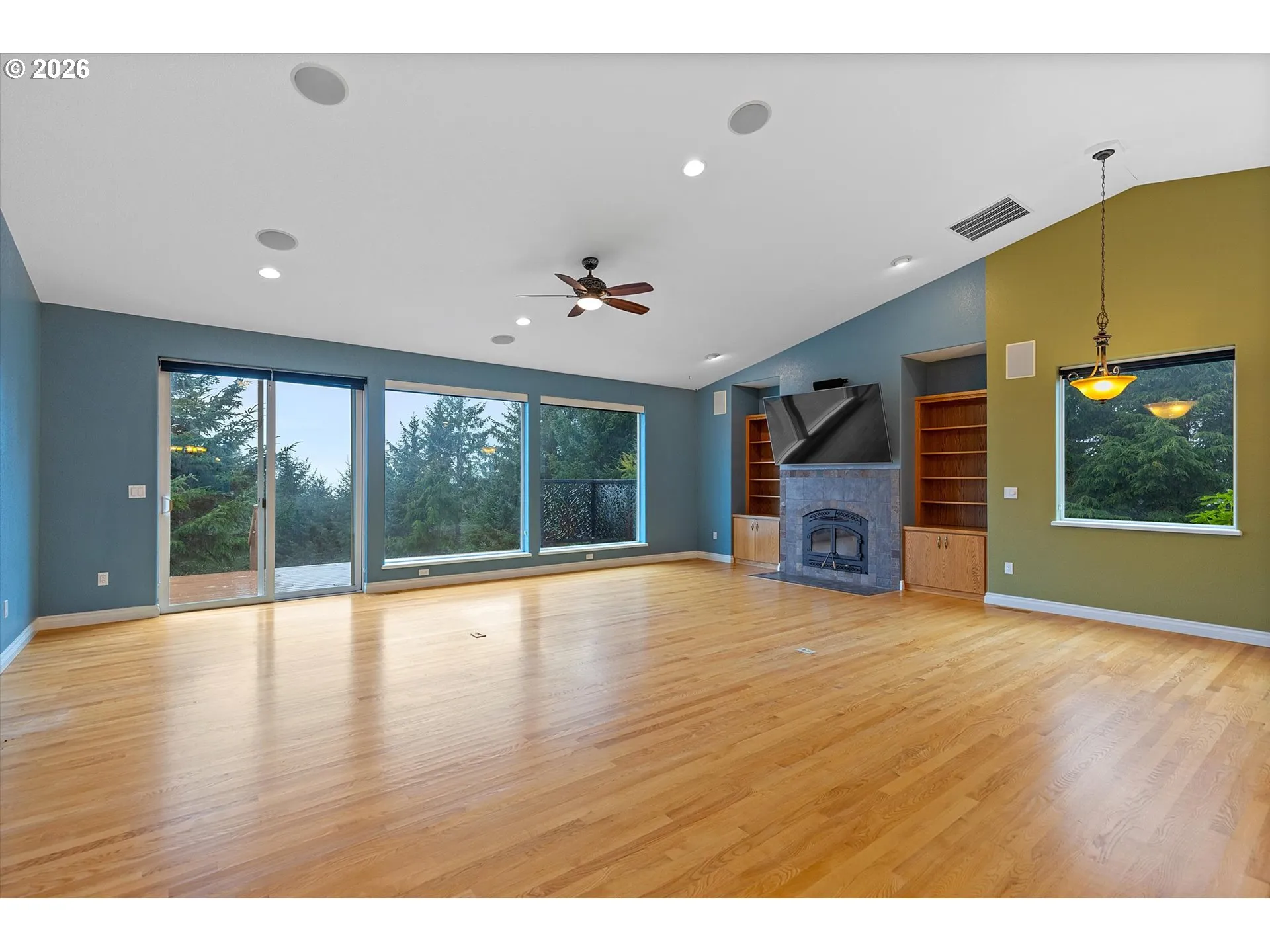 Living Room-Vaulted Ceilings