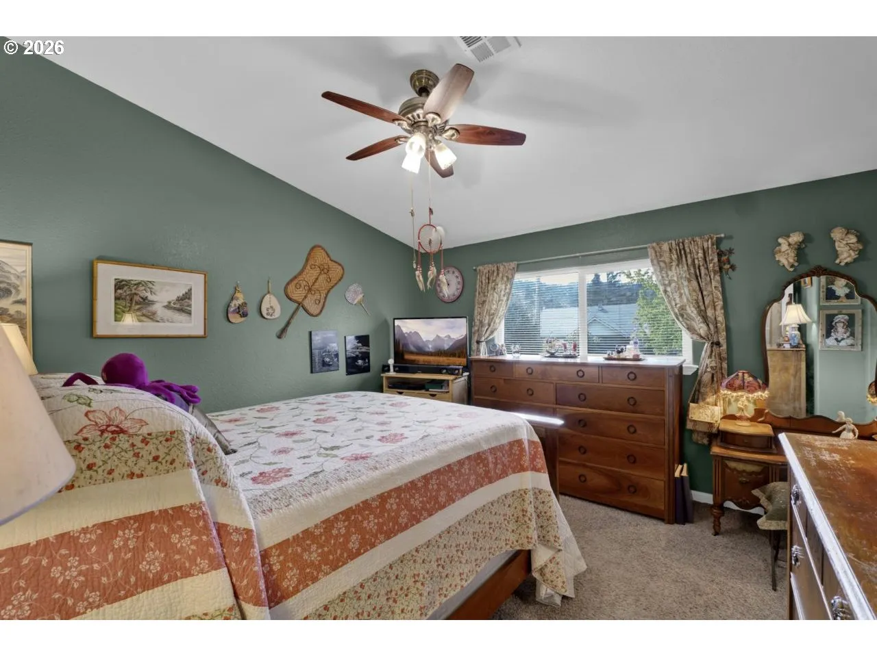 Bedroom, Primary-Ceiling Fan