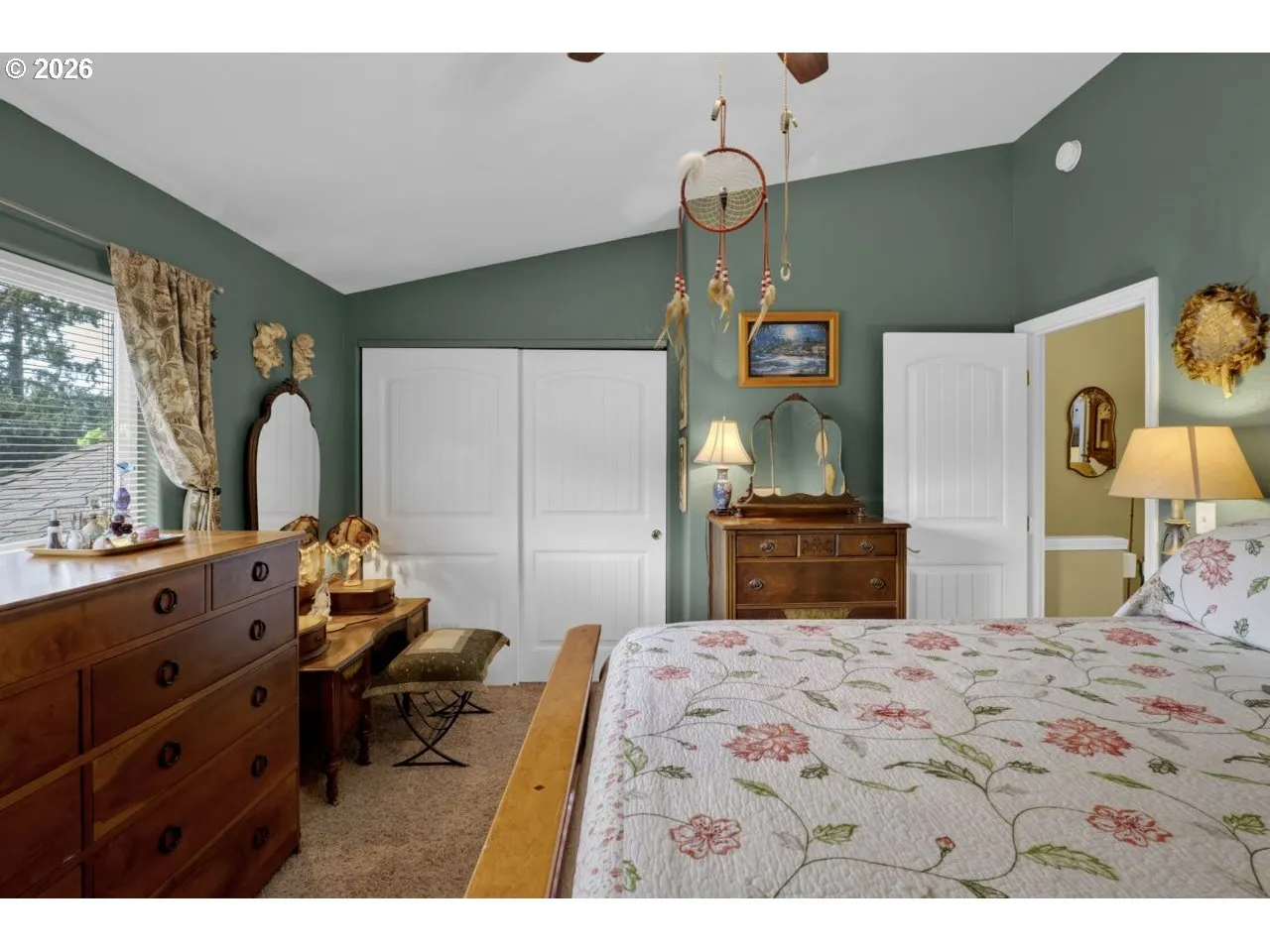 Bedroom-Vaulted Ceilings