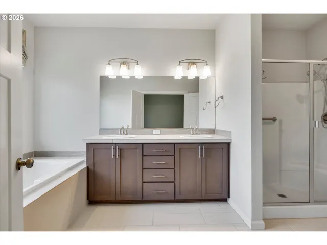 Bathroom, Attached-Double Sinks