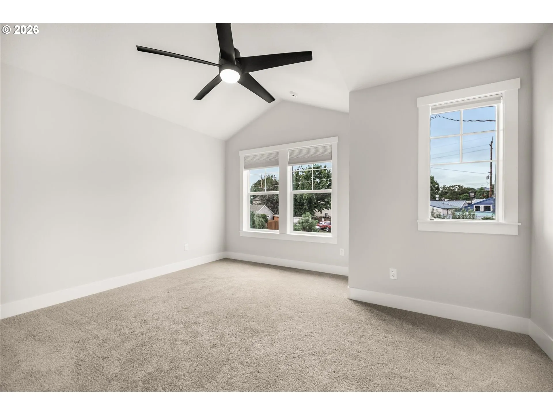 Primary Bedroom-Vaulted Ceilings