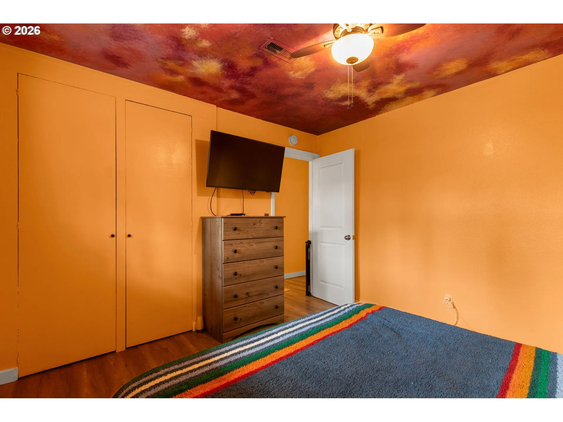 Bedroom, Primary-Ceiling Fan