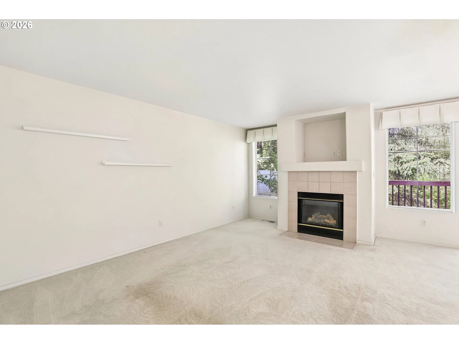 Living Room-Fireplace