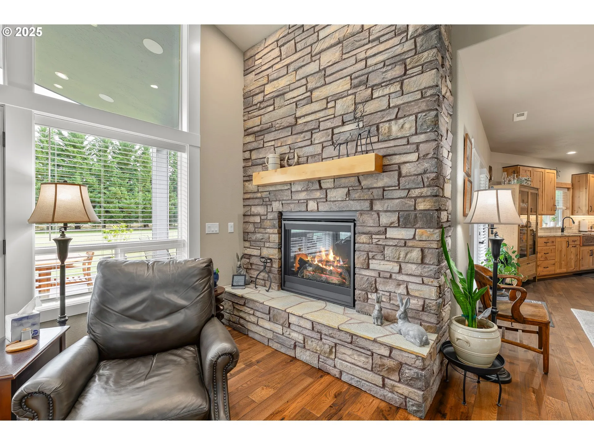 Living Room-Fireplace