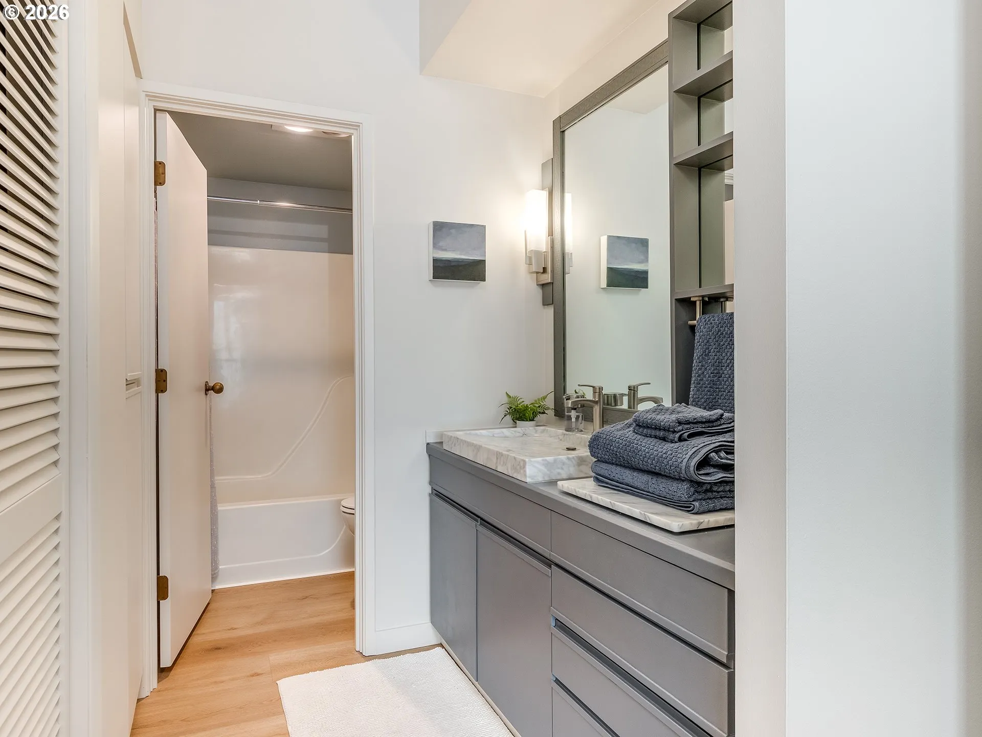Primary Bedroom-Attached Bathroom