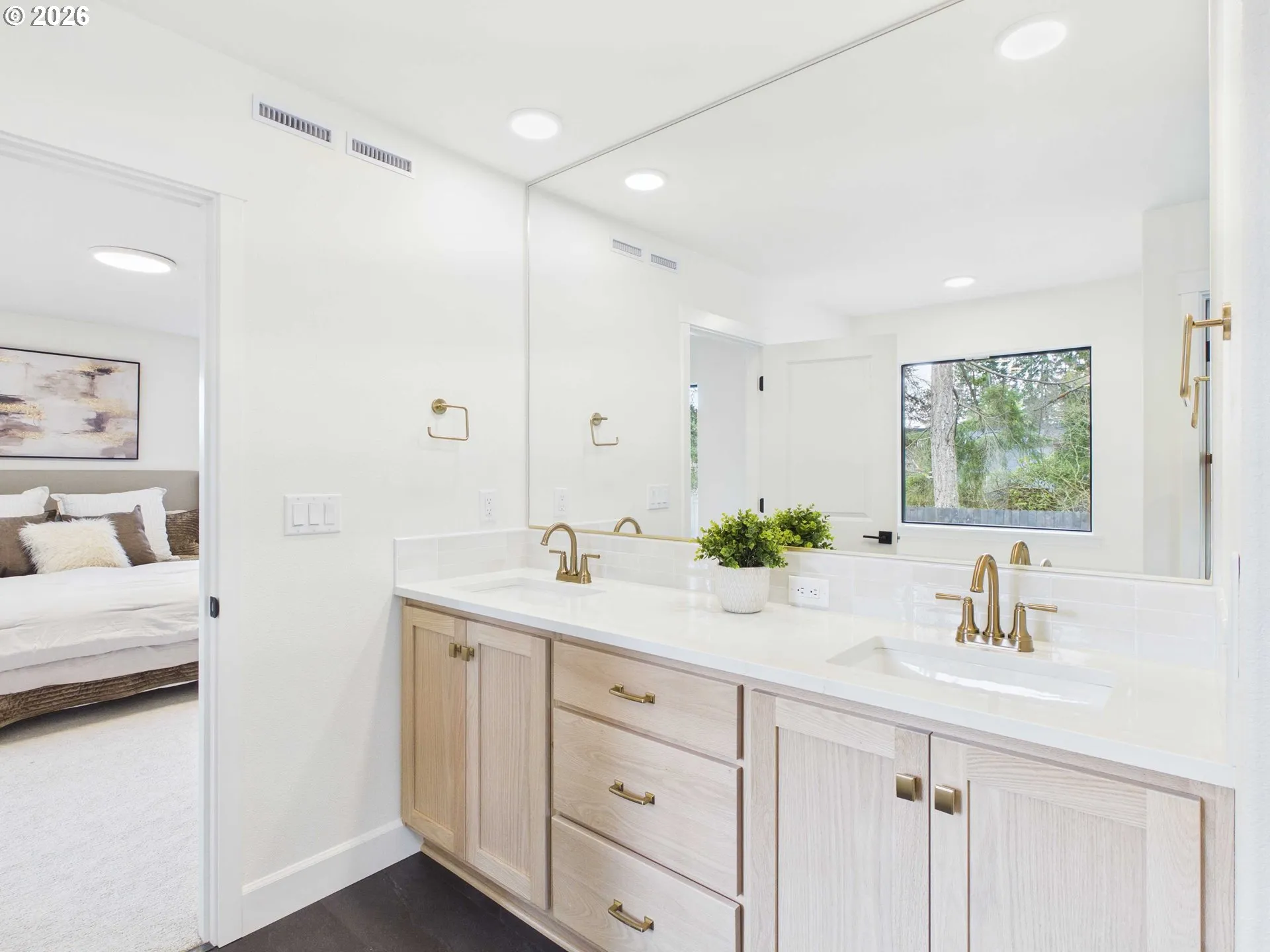 Primary Bedroom-Attached Bathroom