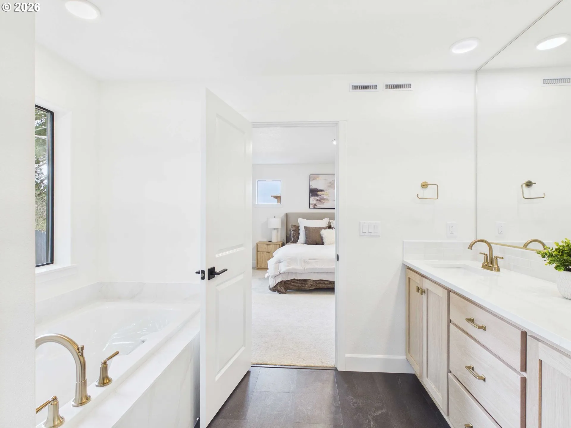 Primary Bedroom-Attached Bathroom