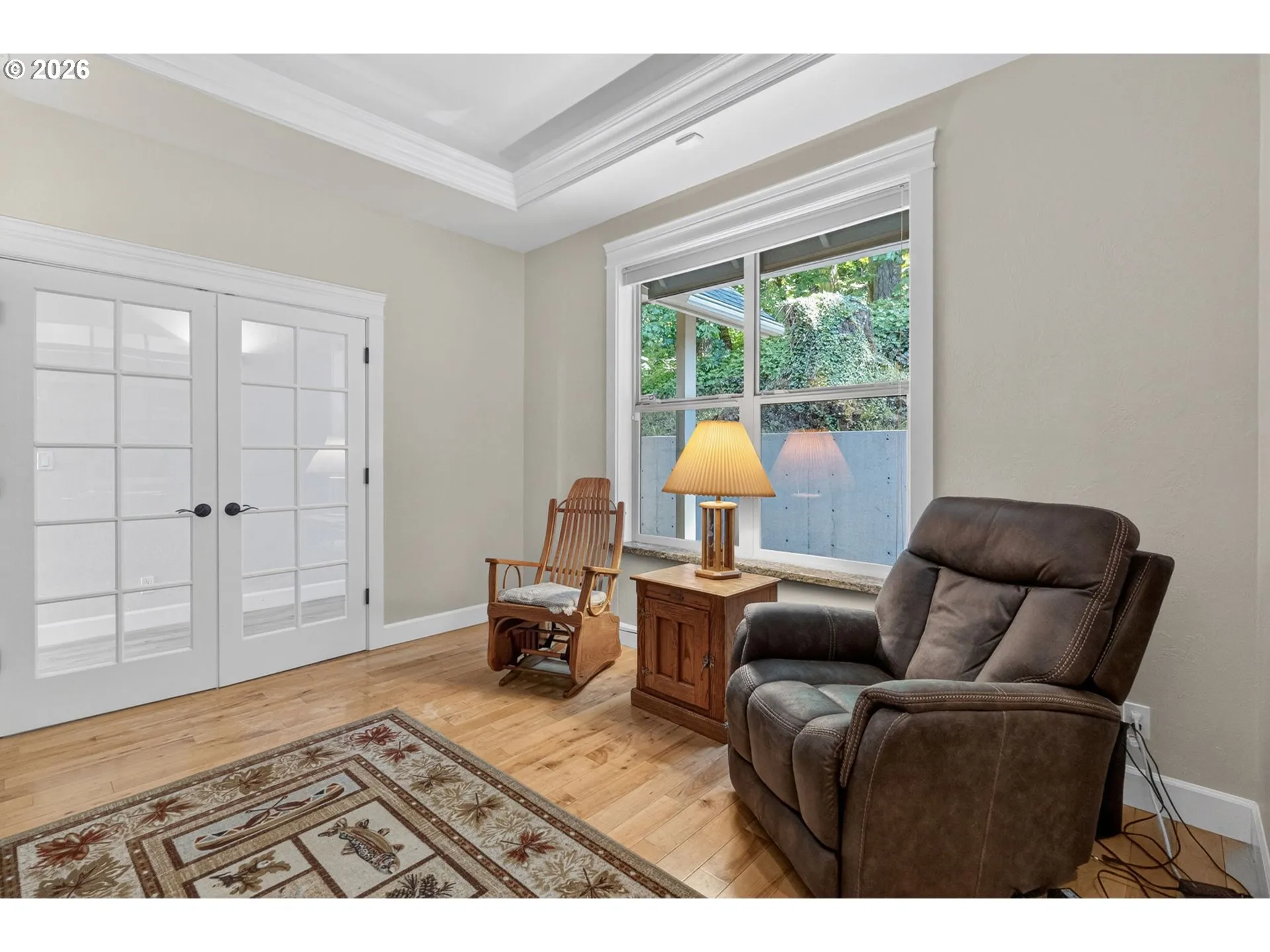 Den/Office-Coffered Ceilings