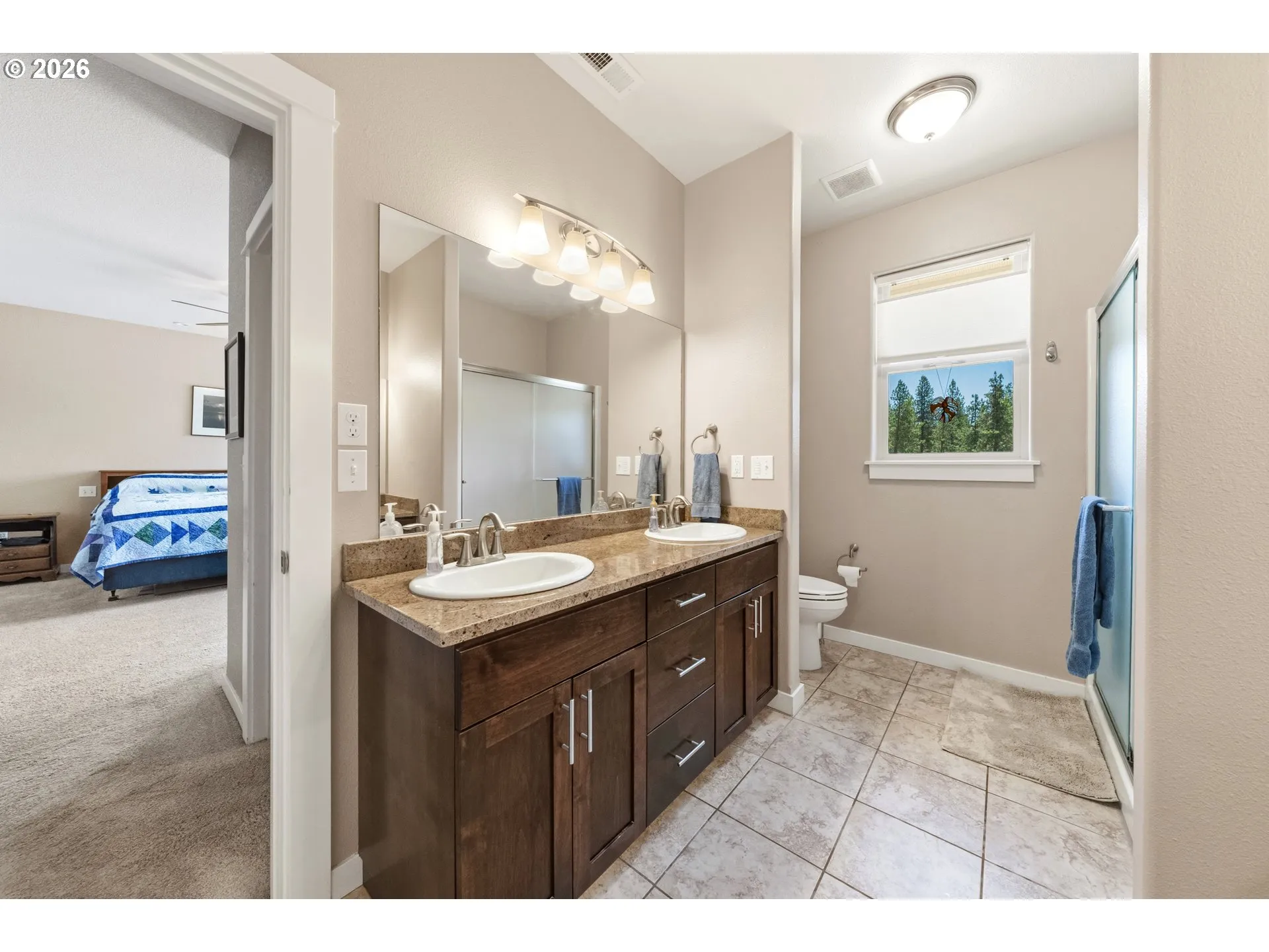 Primary Bedroom-Attached Bathroom