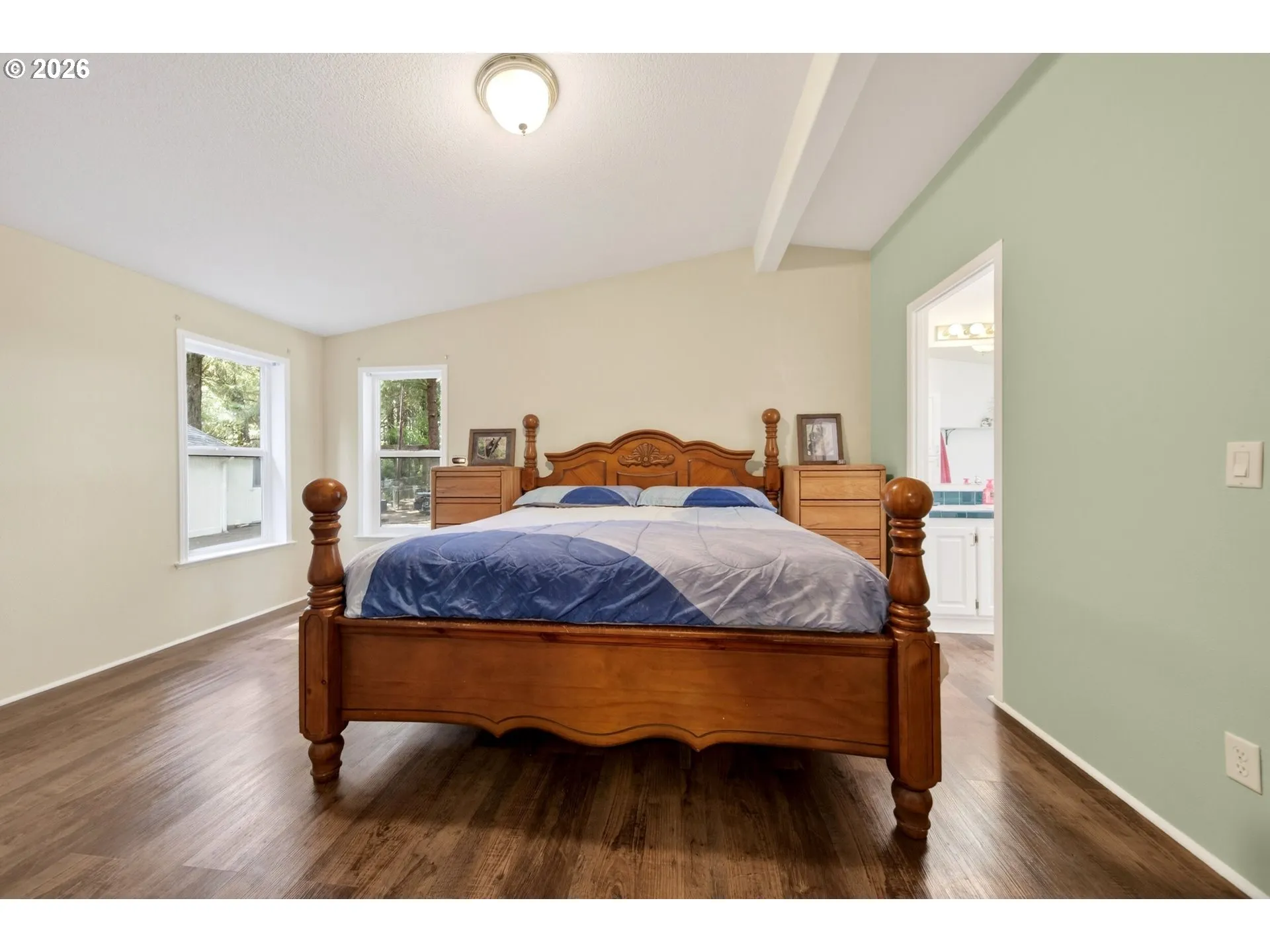 Primary Bedroom-Vaulted Ceilings