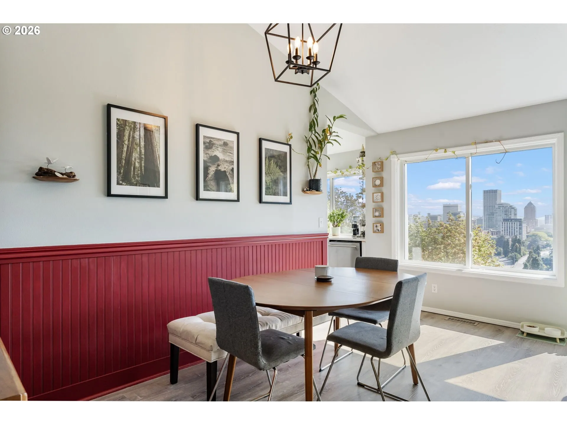 Dining Room-Vaulted Ceilings