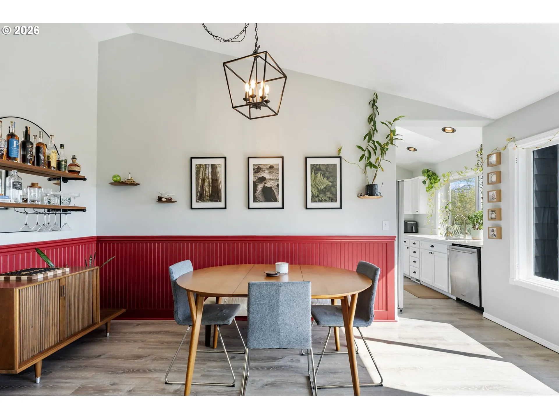 Dining Room-Vaulted Ceilings