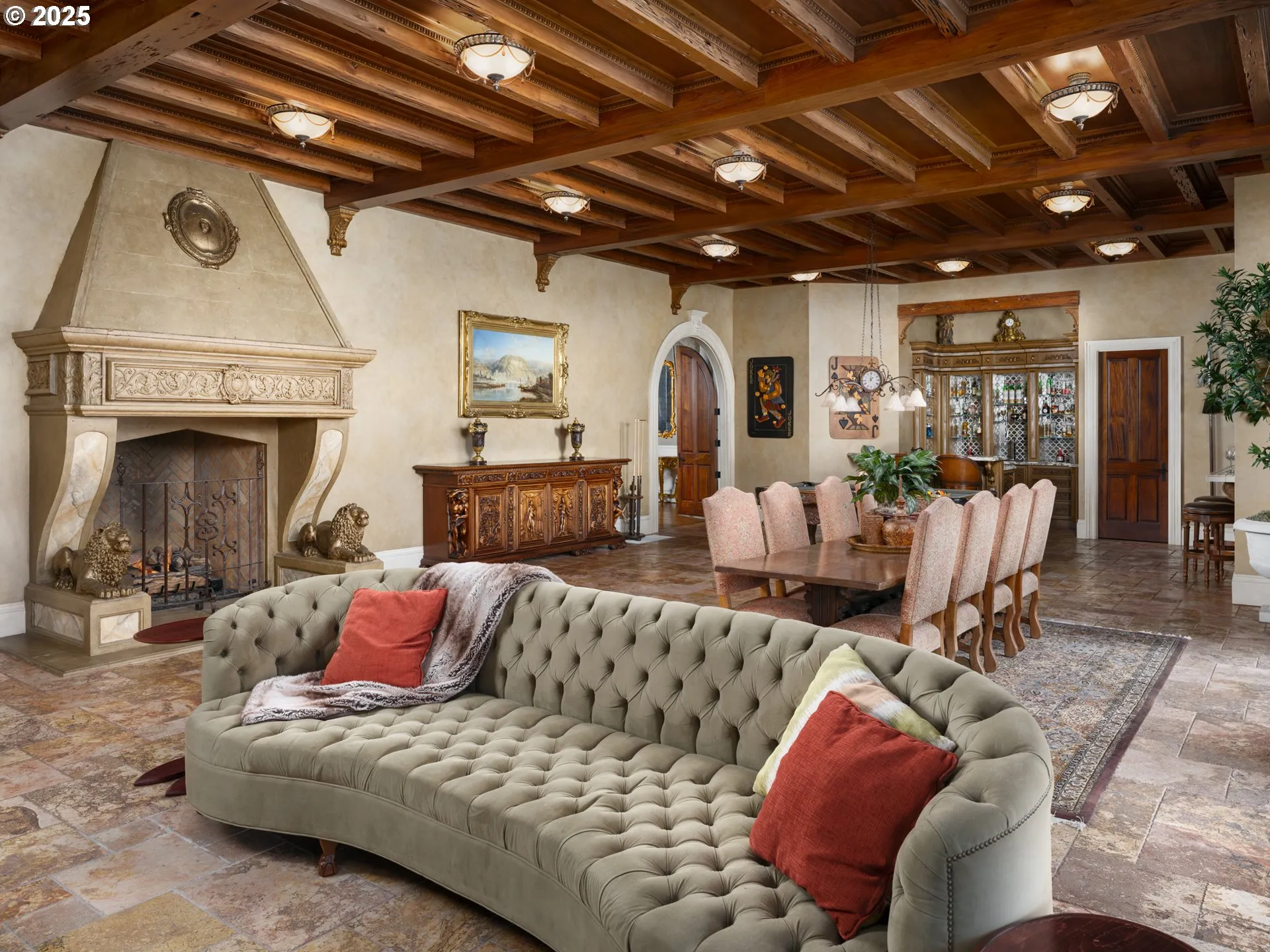 Living Room-Fireplace