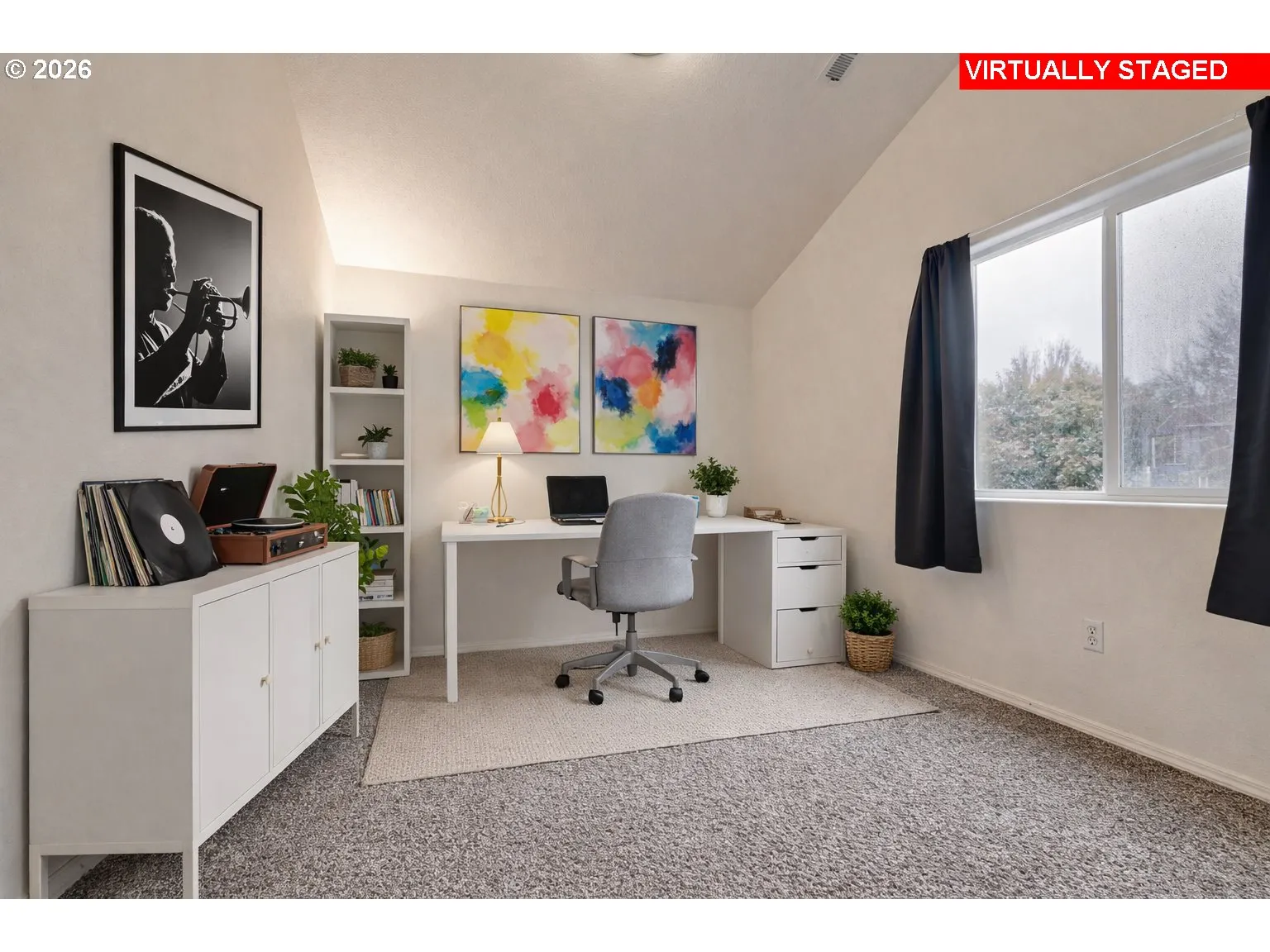 Bedroom-Vaulted Ceilings