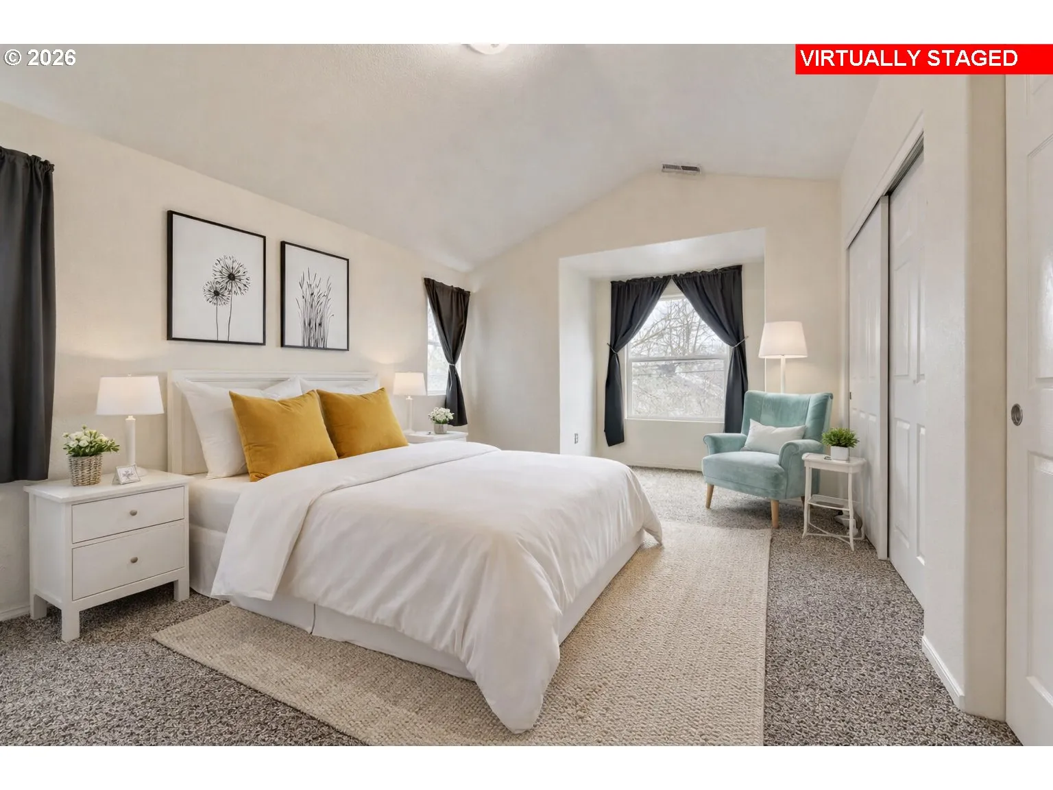 Primary Bedroom-Vaulted Ceilings