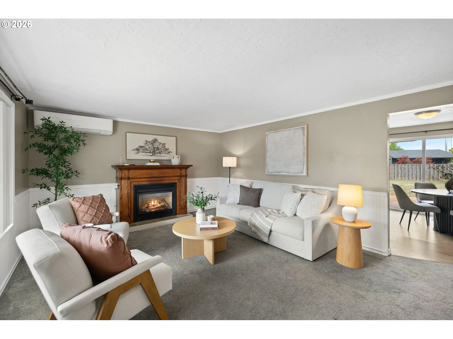 Living Room-Fireplace