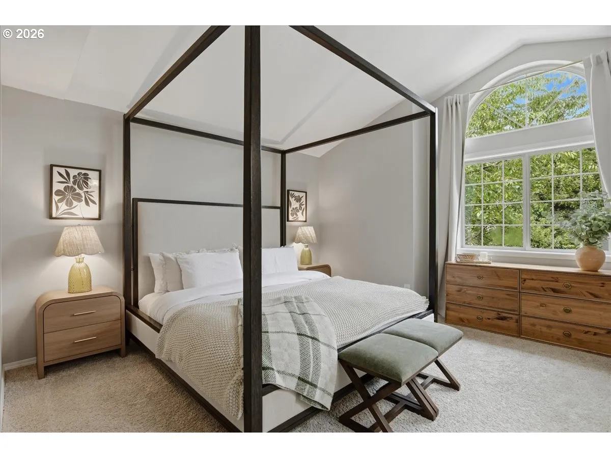Owner's Suite Bedroom-Vaulted Ceilings