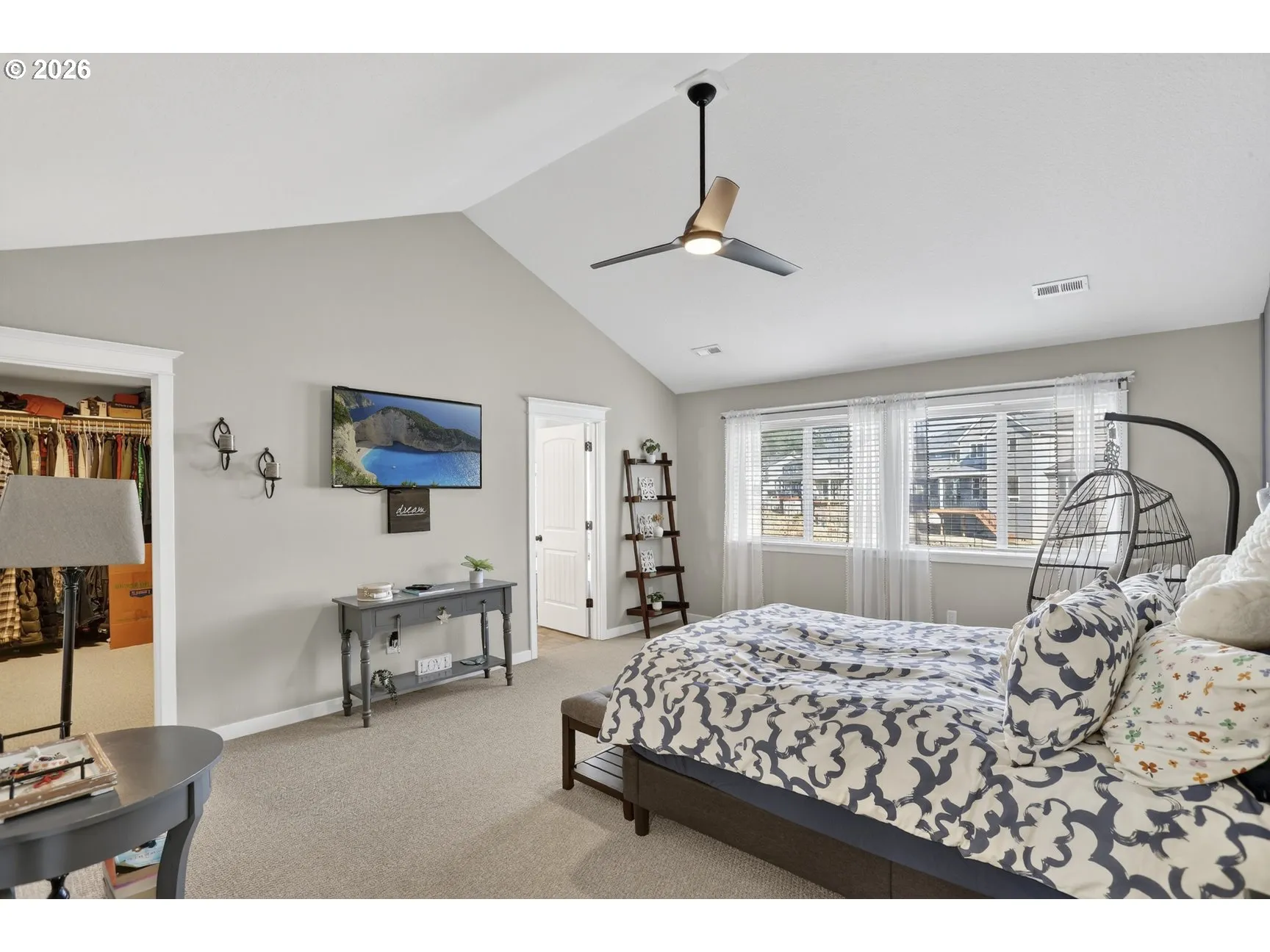 Primary Bedroom-Vaulted Ceilings