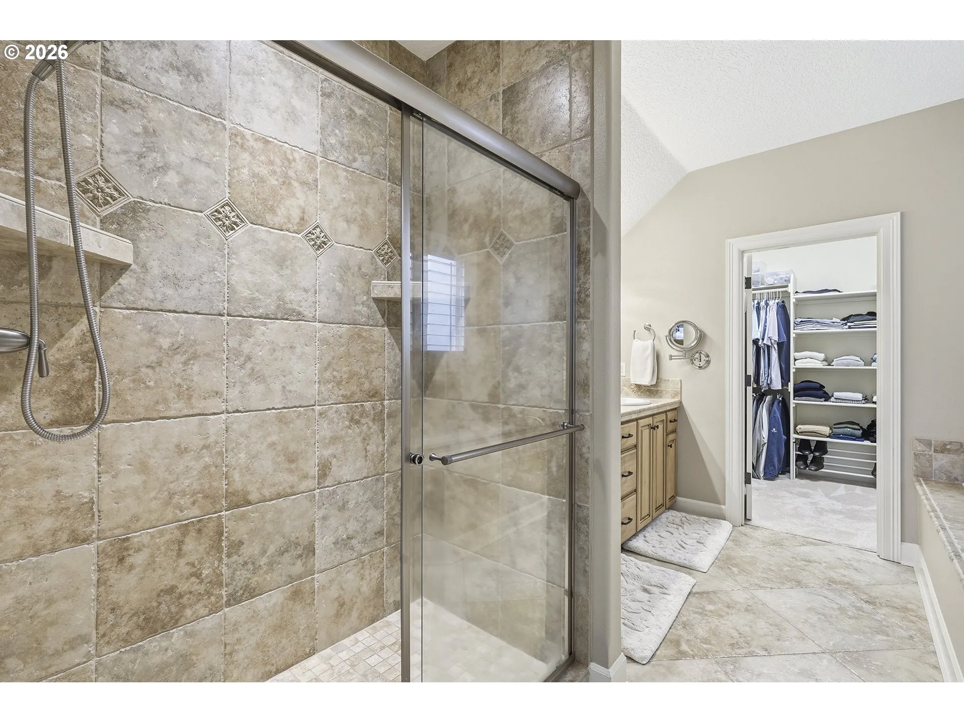 Bathroom, Attached-Walk in Shower