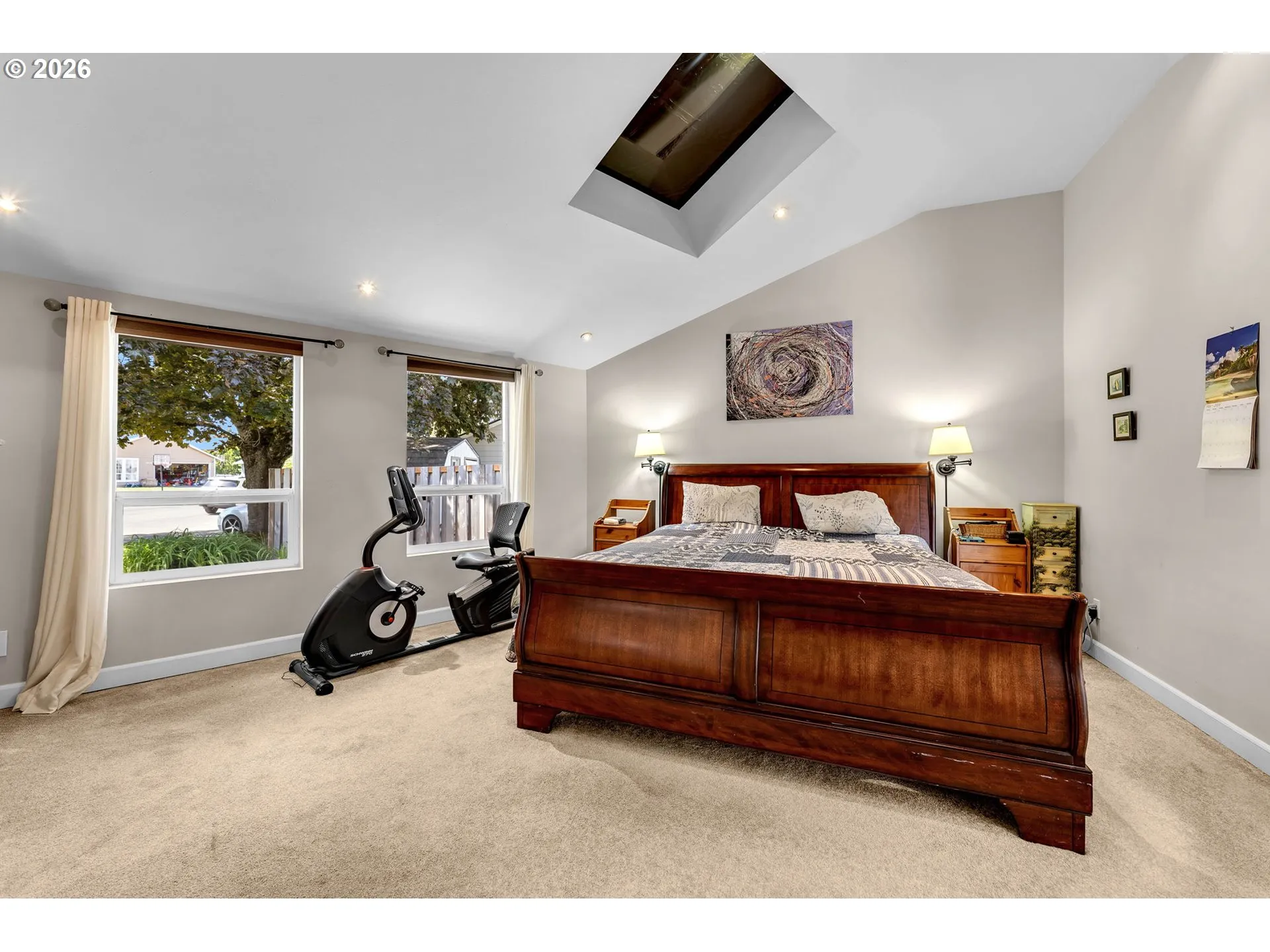 Owner's Suite Bedroom-Vaulted Ceilings