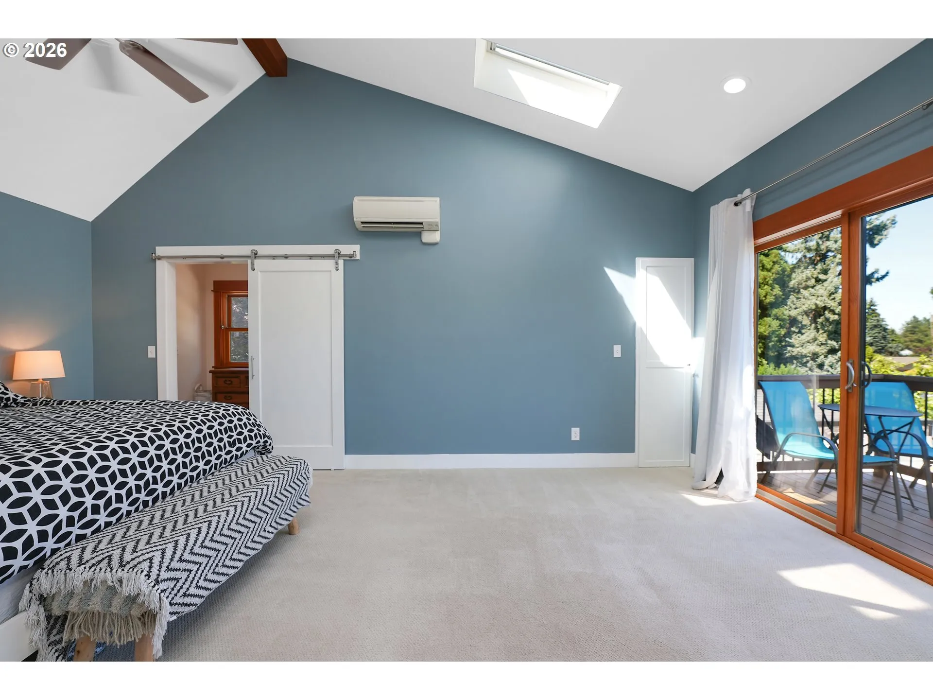 Primary Bedroom-Vaulted Ceilings