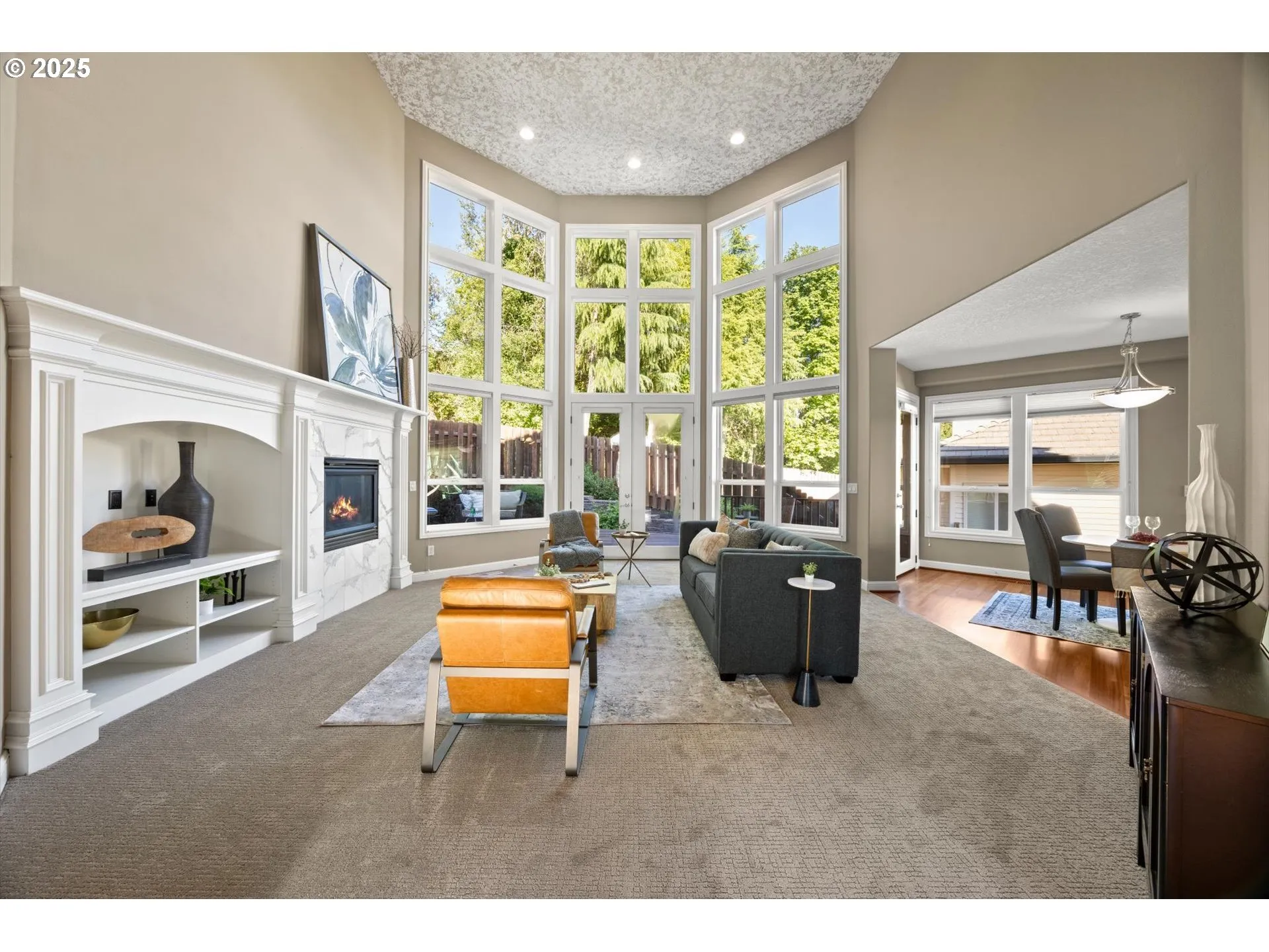 Living Room-Fireplace