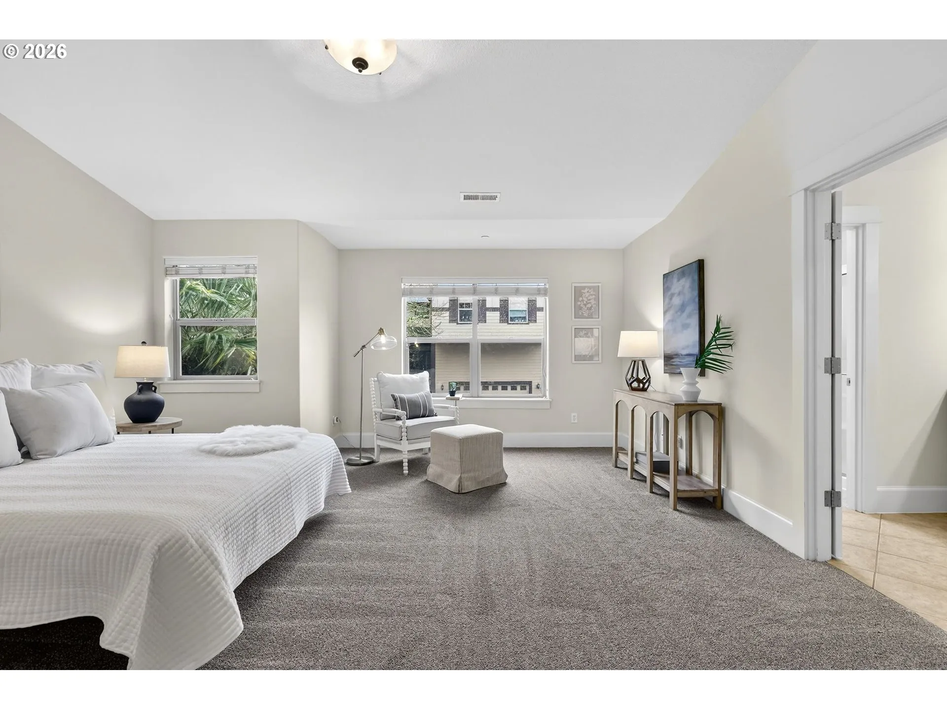 Owner's Suite Bedroom-Vaulted Ceilings