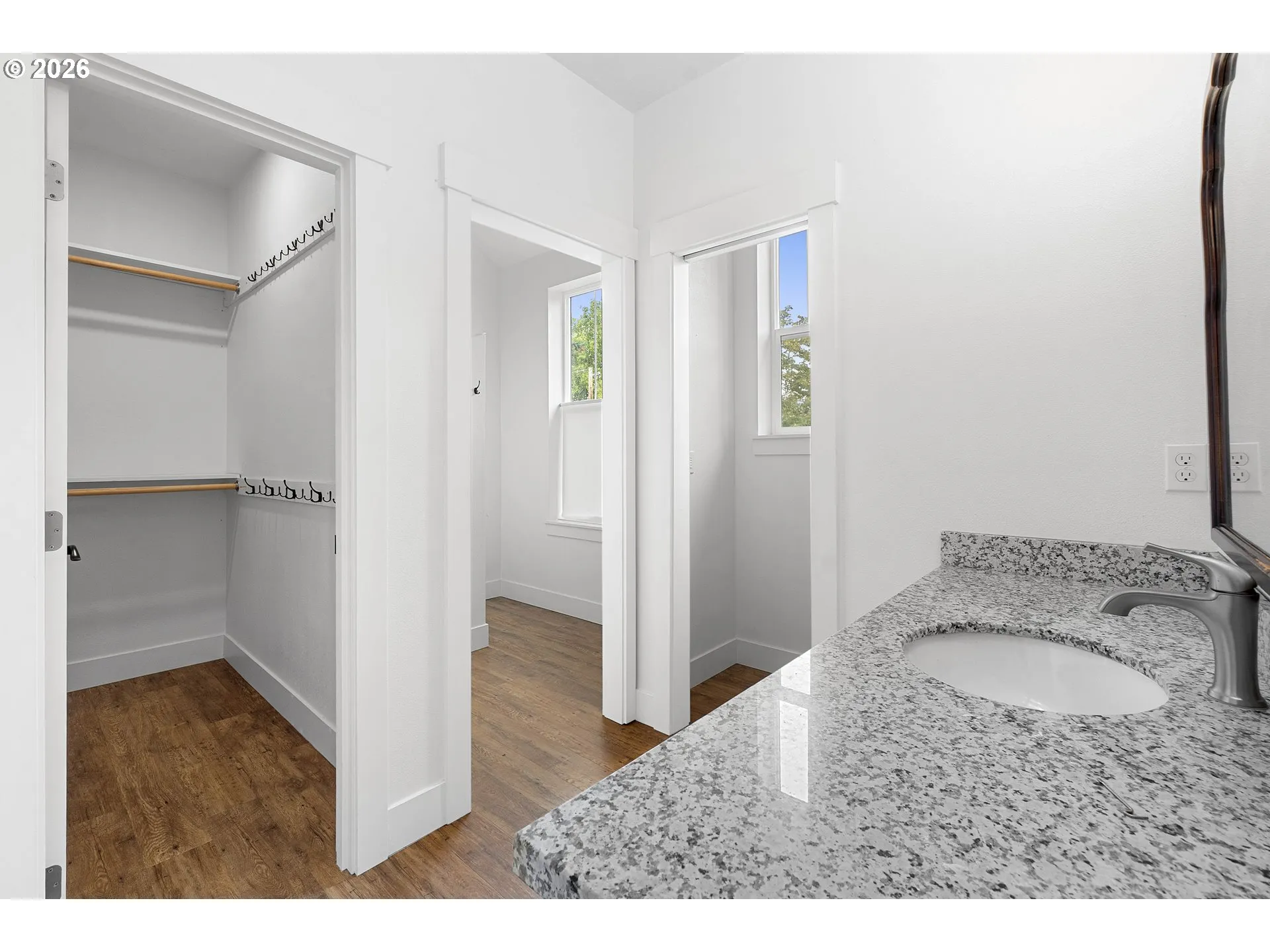 Attached Bathroom #1-Walk-In Closet
