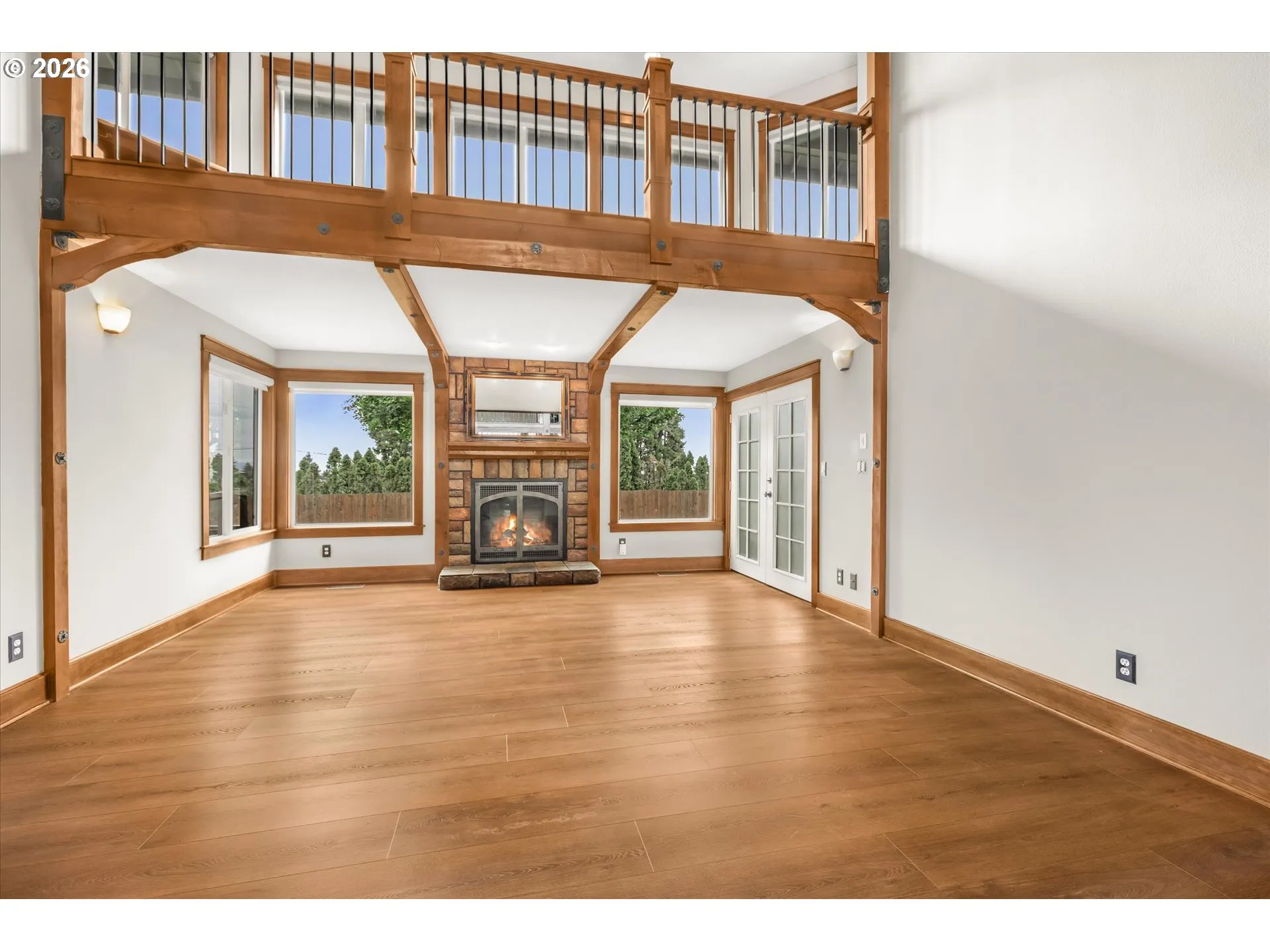 Living Room-Coffered Ceilings