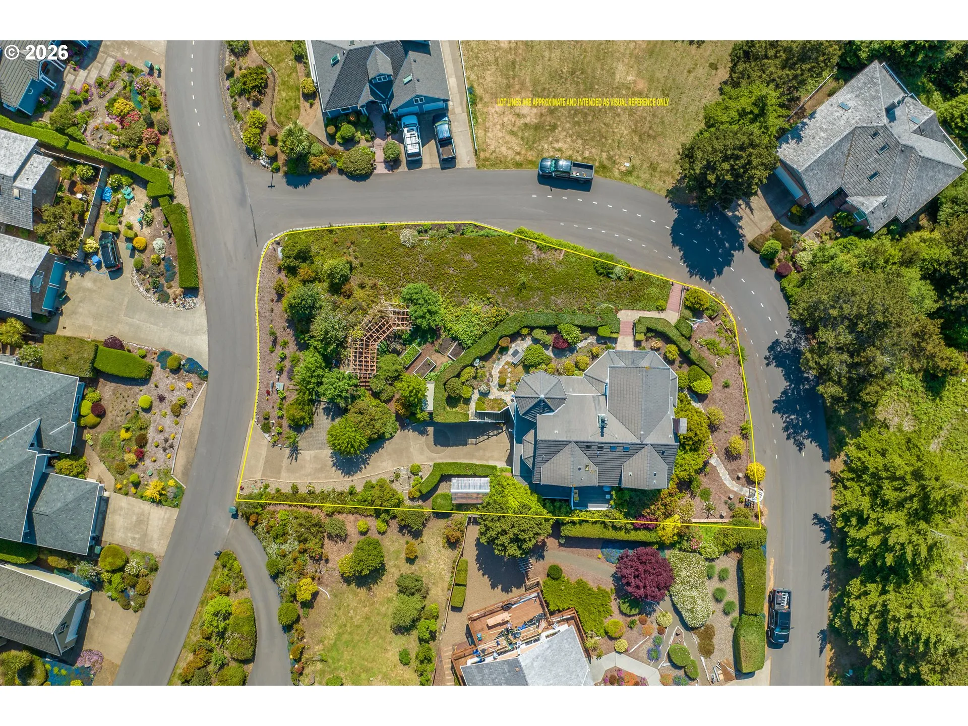 Approximate Property Lines-Aerial