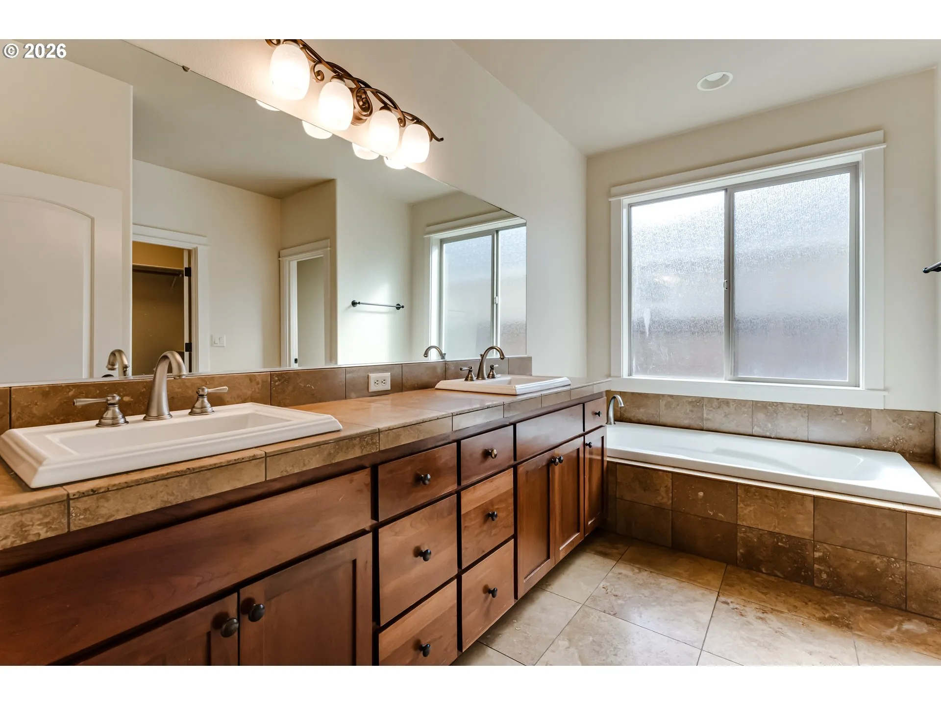 Bathroom, Attached-Double Sinks